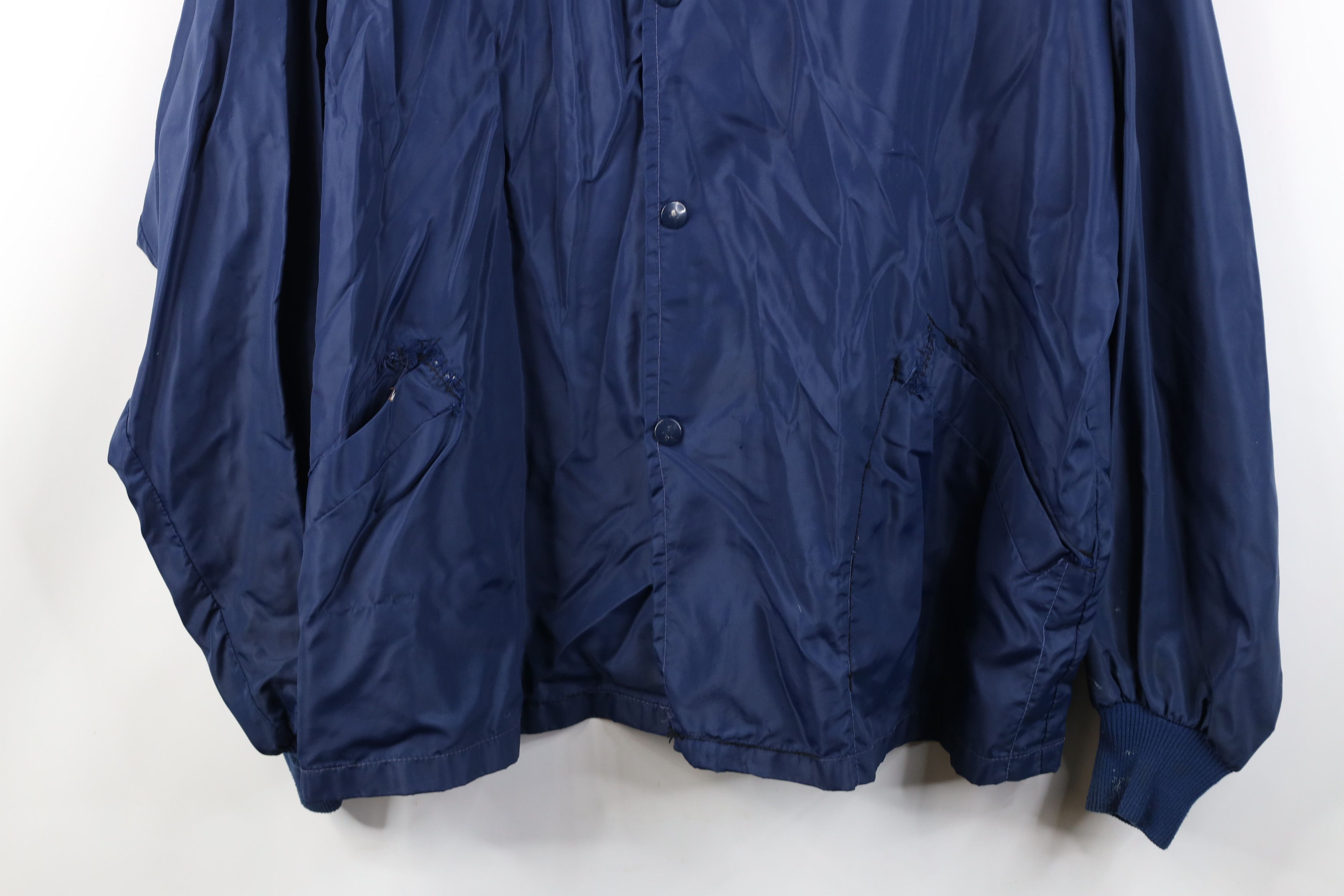 Starter Vintage 70s Starter Coaches Windbreaker Jacket Blue USA Size US XL / EU 56 / 4 - 3 Thumbnail