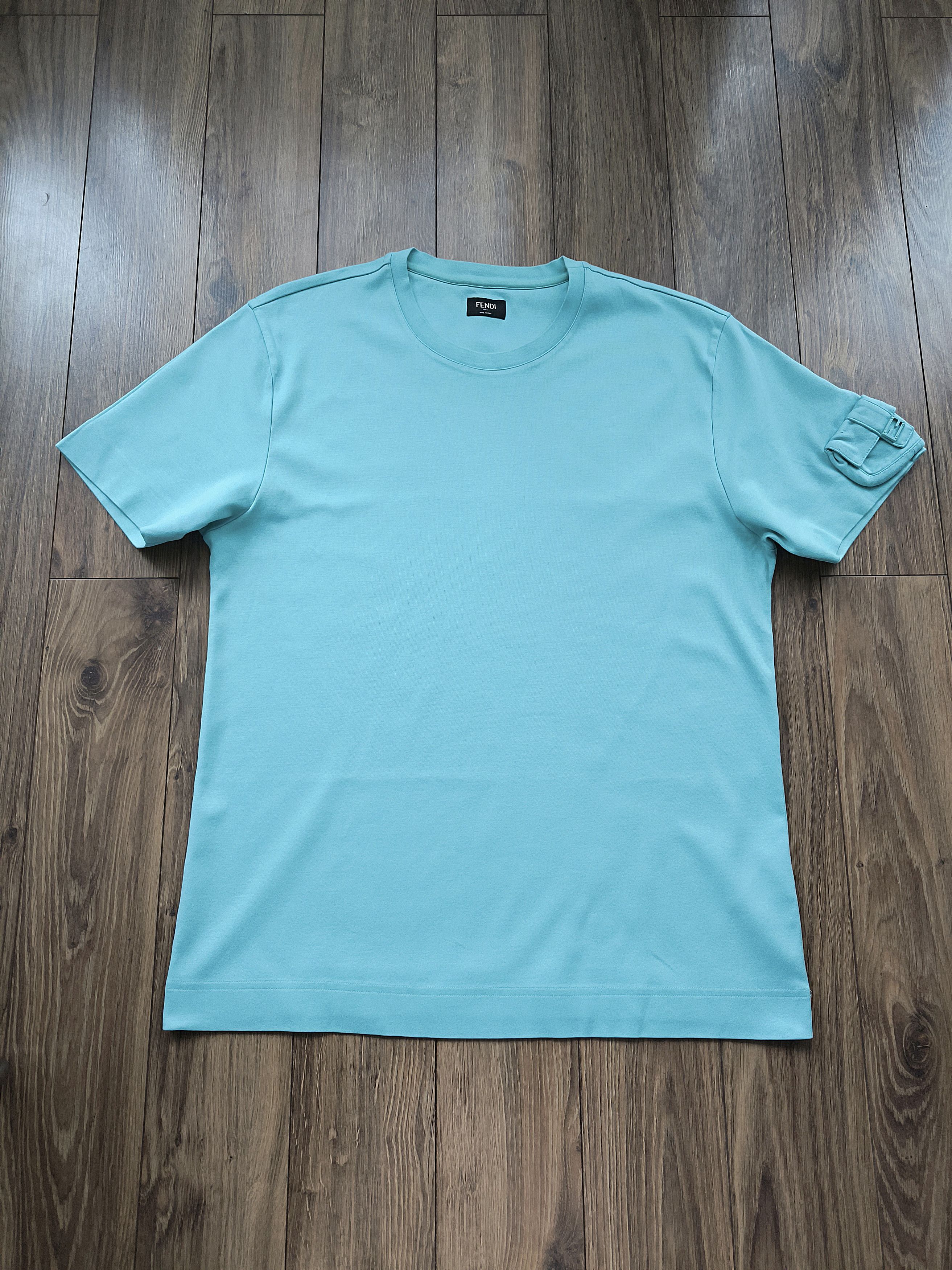 Fendi Blue Pocket Tee, size L, very good condition minus