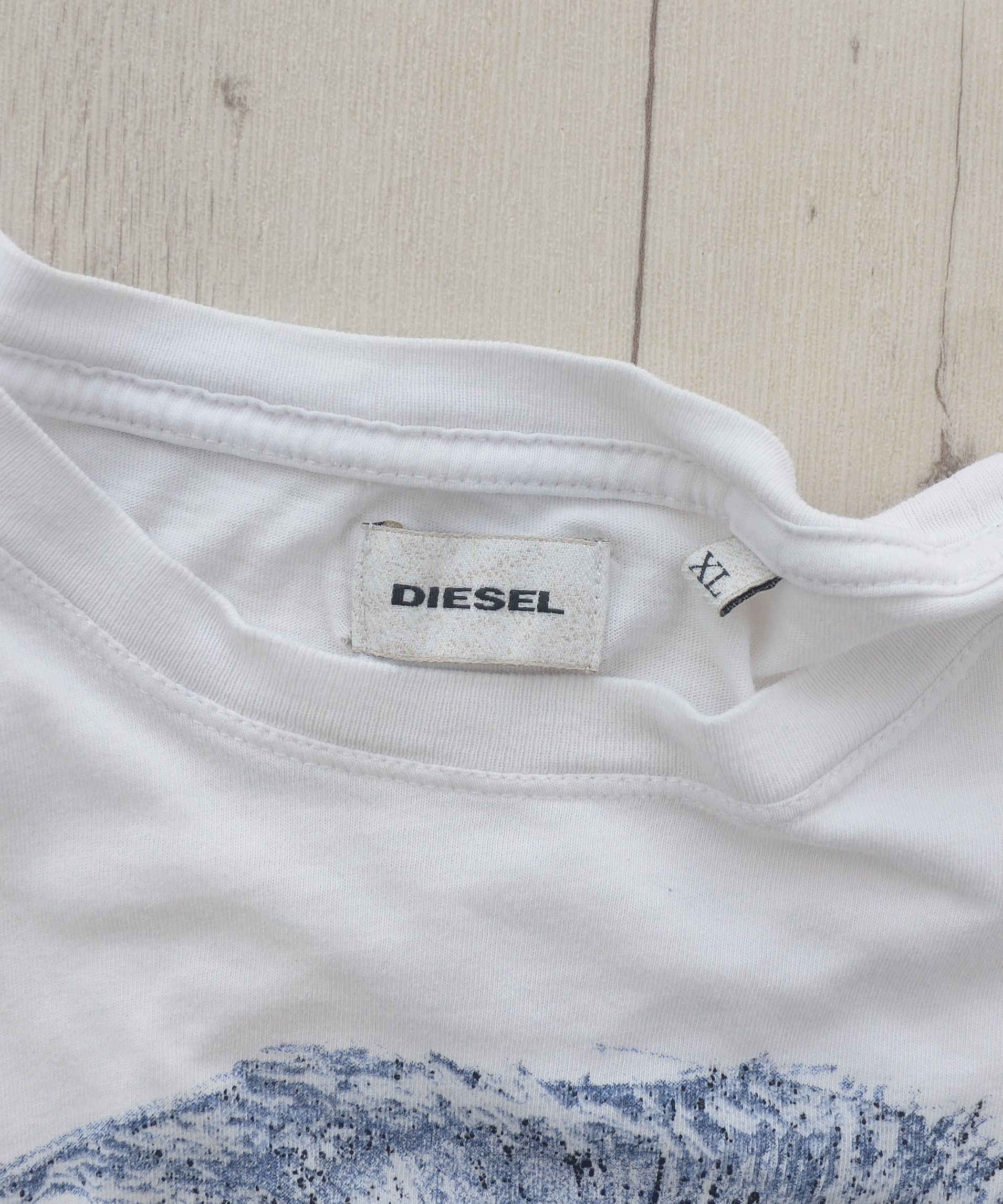 Diesel × Vintage Vintage Y2K Diesel Only The Brave Graphic Tee Big Logo Size US L / EU 52-54 / 3 - 8 Thumbnail