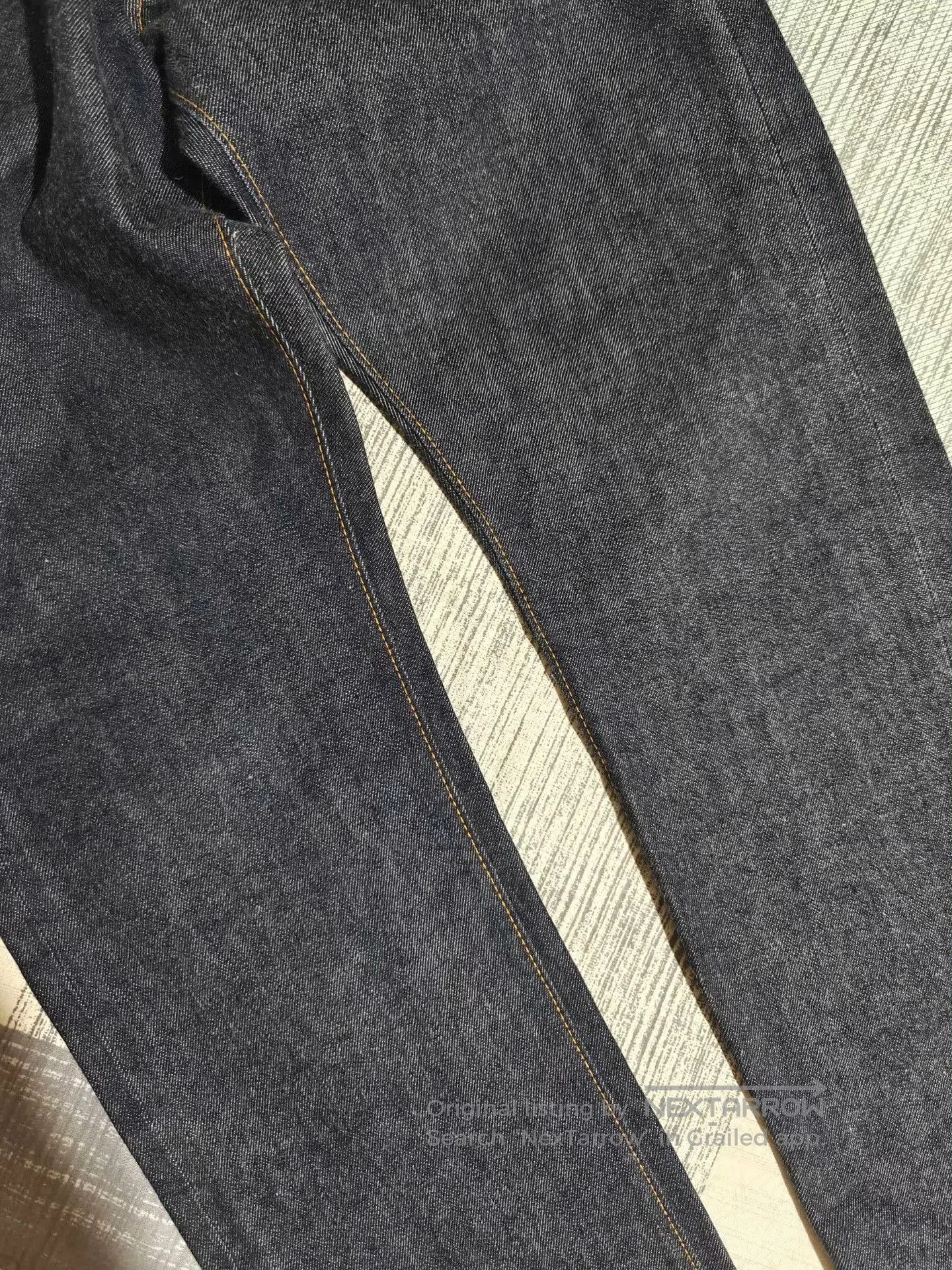 RESOLUTE RESOLUTE 710 Retro Slim Straight Raw Jeans. Size US 32 / EU 48 - 5 Thumbnail