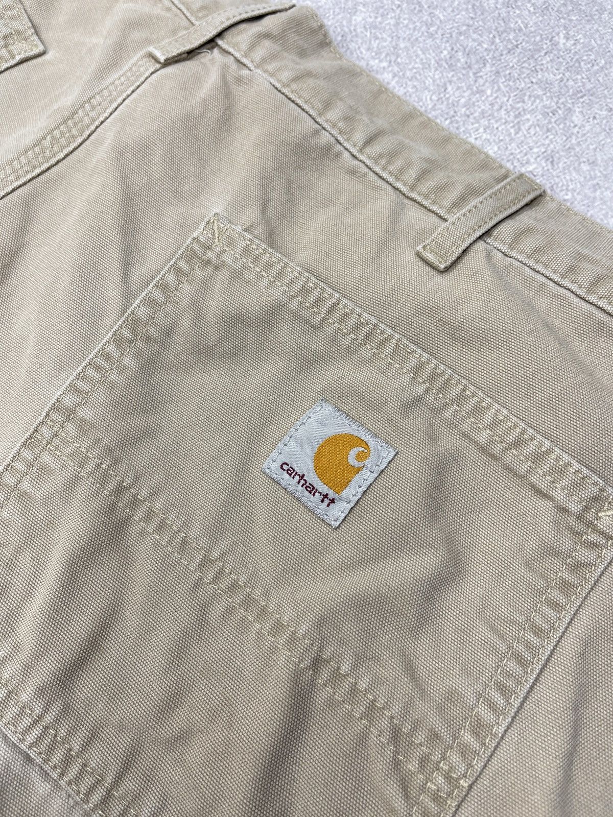 Carhartt Vintage Carhartt WIP Canvas Pants Relaxed Fit Beige Y2K Size US 36 / EU 52 - 4 Thumbnail