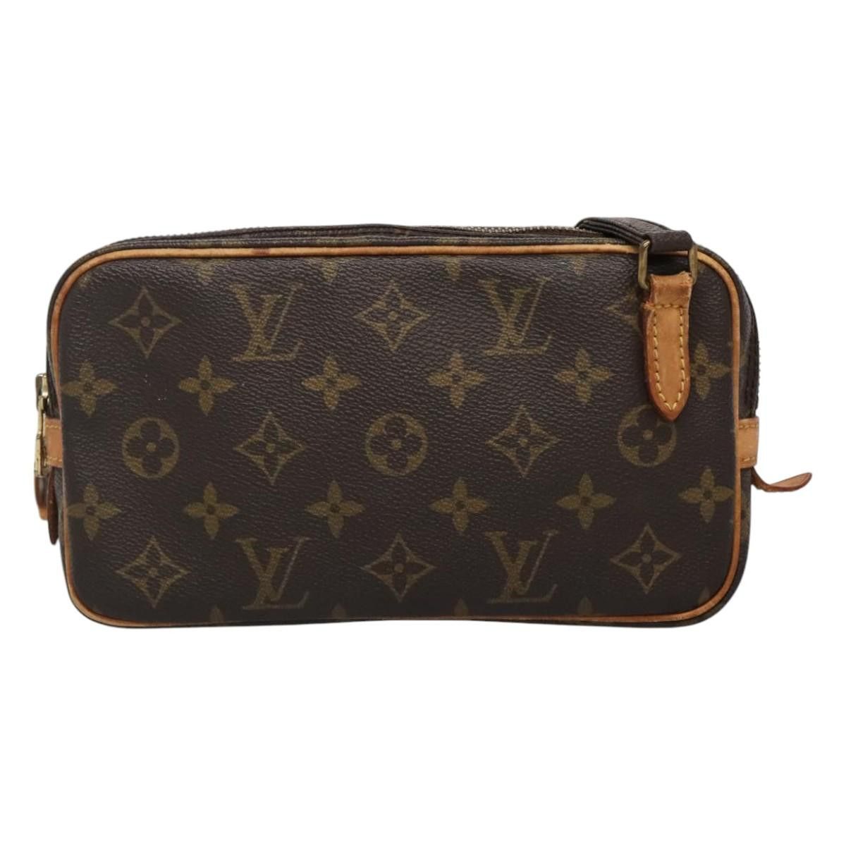 Louis Vuitton Marly Brown Canvas Shoulder Bag (Pre-Owned) Size ONE SIZE - 1 Thumbnail