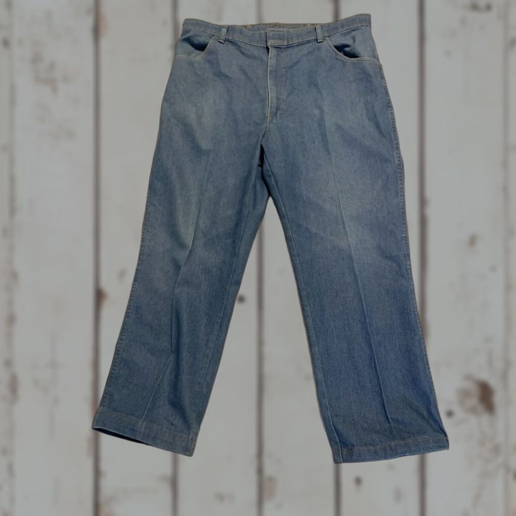 Wrangler VINTAGE Wrangler Jeans 90s Cowboy Classic Straight Leg Men's 40x28 Blue Denim Regular Fit Size US 40 / EU 56 - 1 Thumbnail