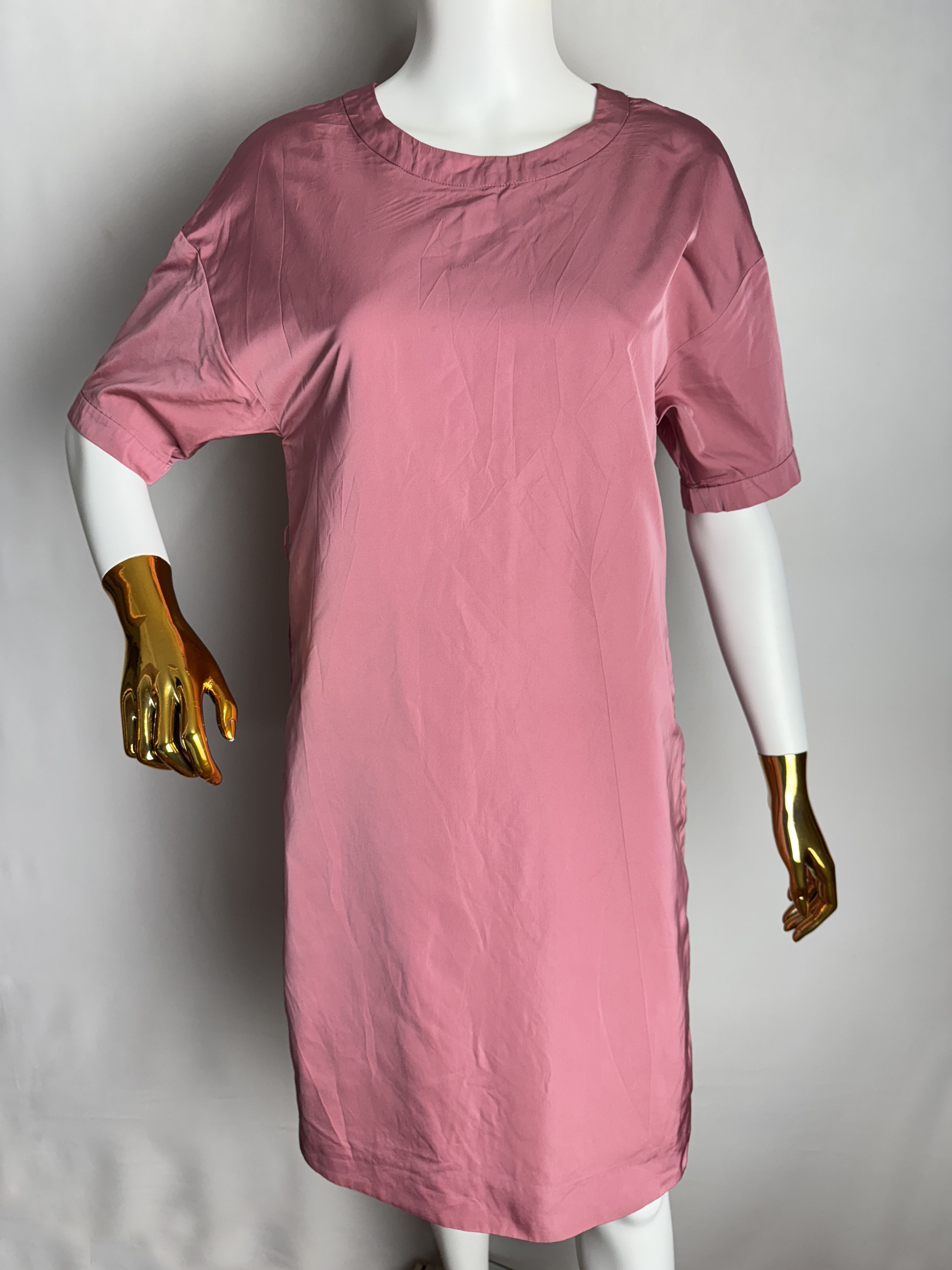 Max Mara × Weekend Max Mara 'S MAX MARA women’s pink short sleeve dress Size L / US 10 / IT 46 - 1 Thumbnail