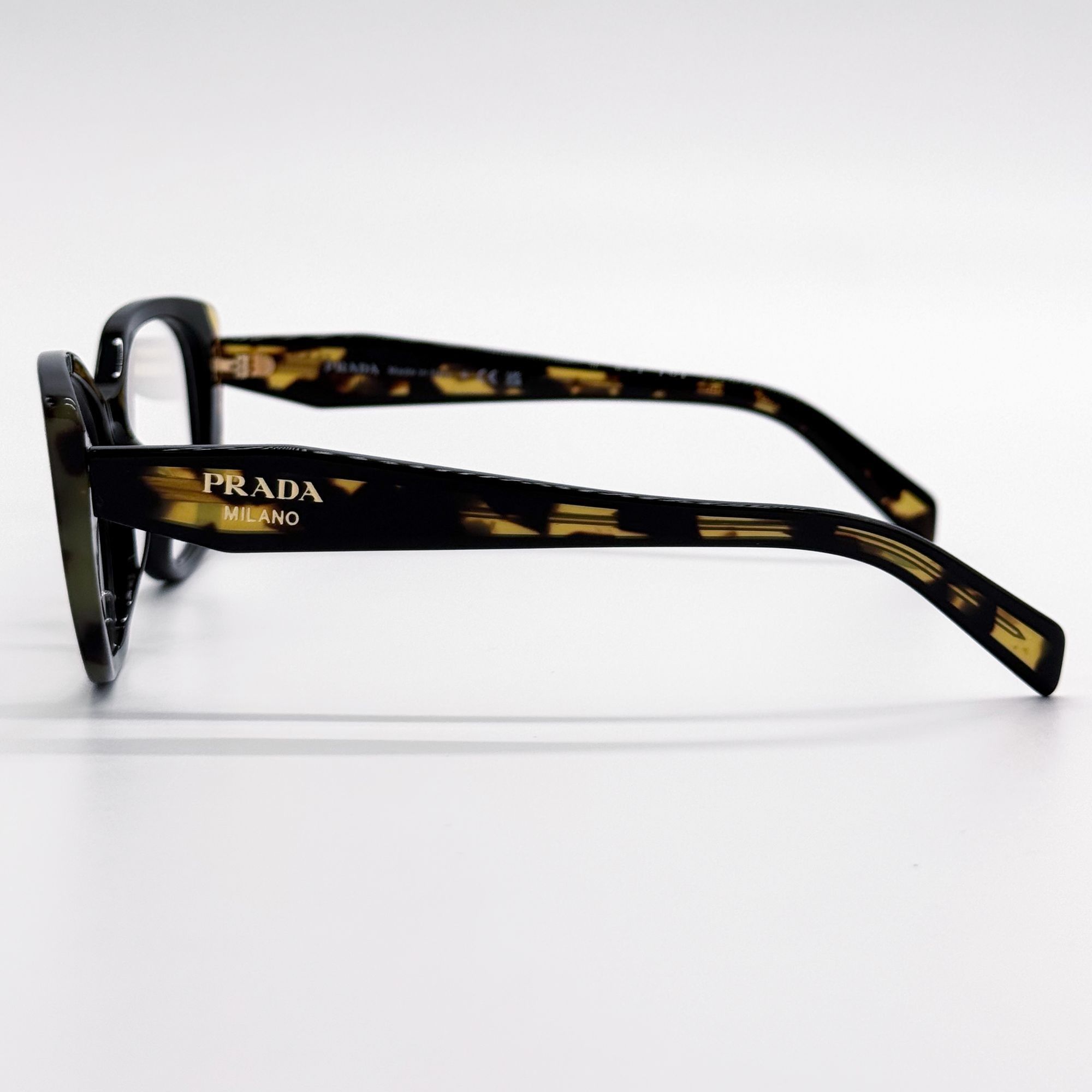Prada NEW PRADA EYEGLASSES PRB04V 3891O1 BLACK HAVANA WOMEN PR B04 Size ONE SIZE - 7 Thumbnail
