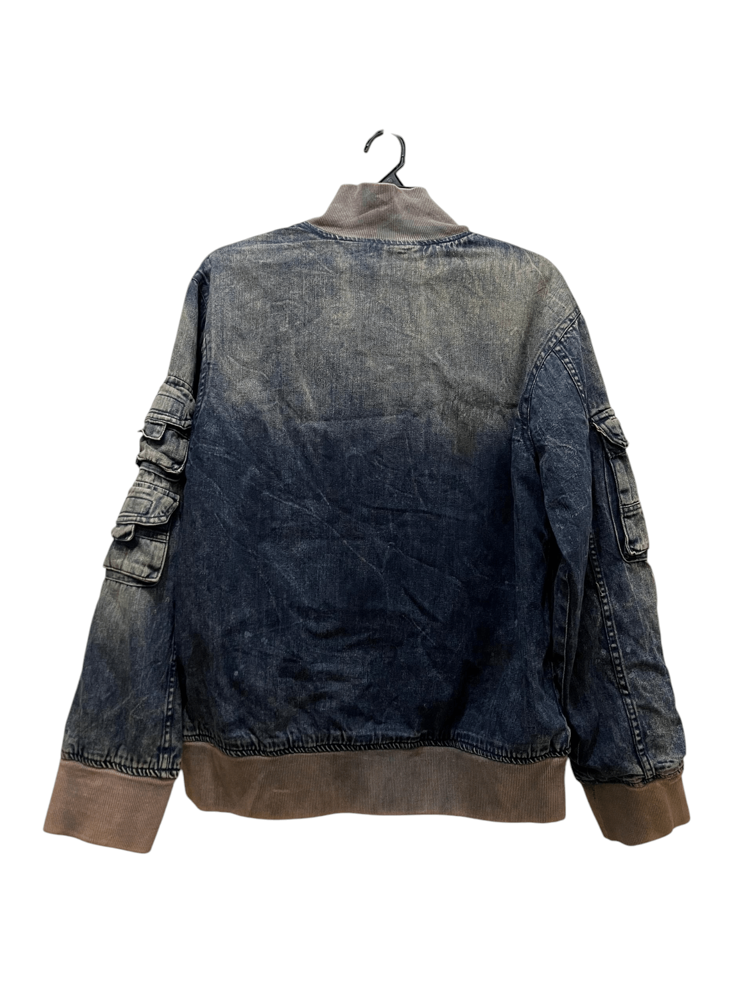 Vintage Copper Rivet Distressed Denim Workwear Jacket Size US L / EU 52-54 / 3 - 2 Thumbnail