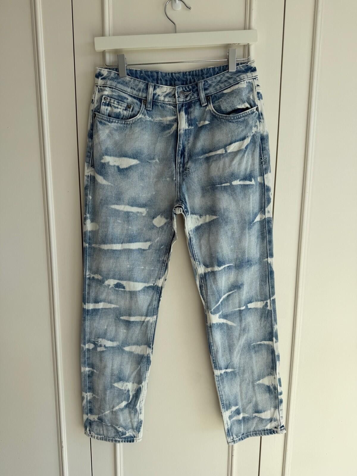 Ksubi new ksubi womens denim jeans nine o motley blue 29 11 Size 29" - 2 Thumbnail