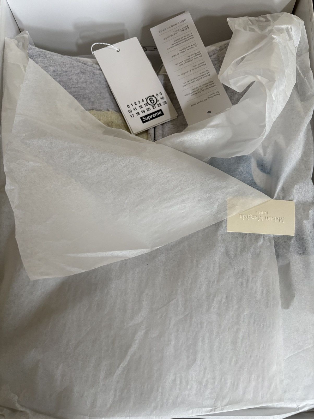 Maison Margiela × Supreme Supreme x Maison Margiela MM6 Grey/White Eagle Zip Up Medium Size US M / EU 48-50 / 2 - 2 Thumbnail