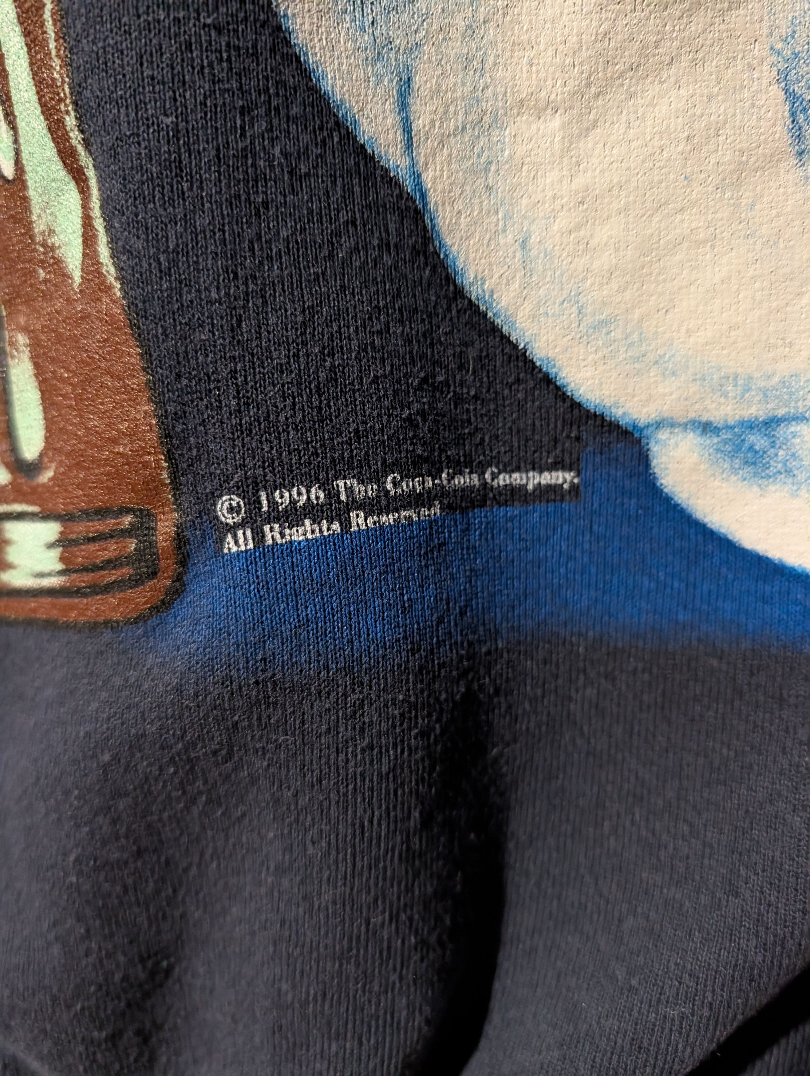 Coca Cola Vintage Coca-Cola Polar Bear Pullover Sweatshirt BOYS 1996 Size US L / EU 52-54 / 3 - 3 Thumbnail