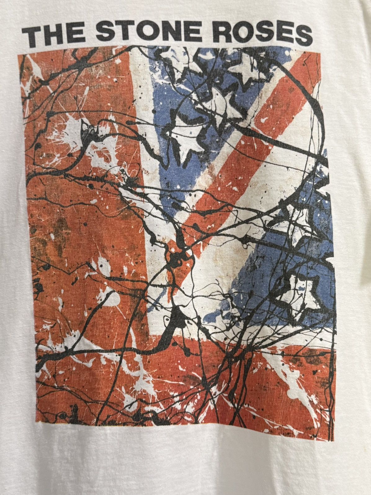 Band Tees Vintage 90s The Stone Roses Promo Europe Tee Size US M / EU 48-50 / 2 - 2 Thumbnail