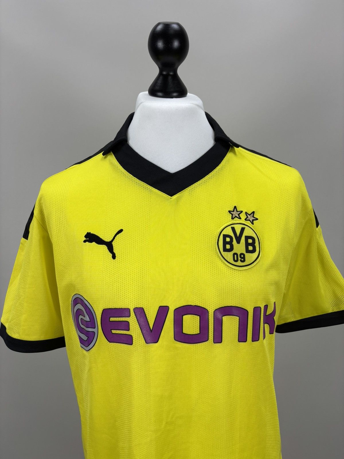 Puma Mens t shirt Puma BVB Borussia Dortmund Size XL Color Yellow Size US XL / EU 56 / 4 - 3 Thumbnail