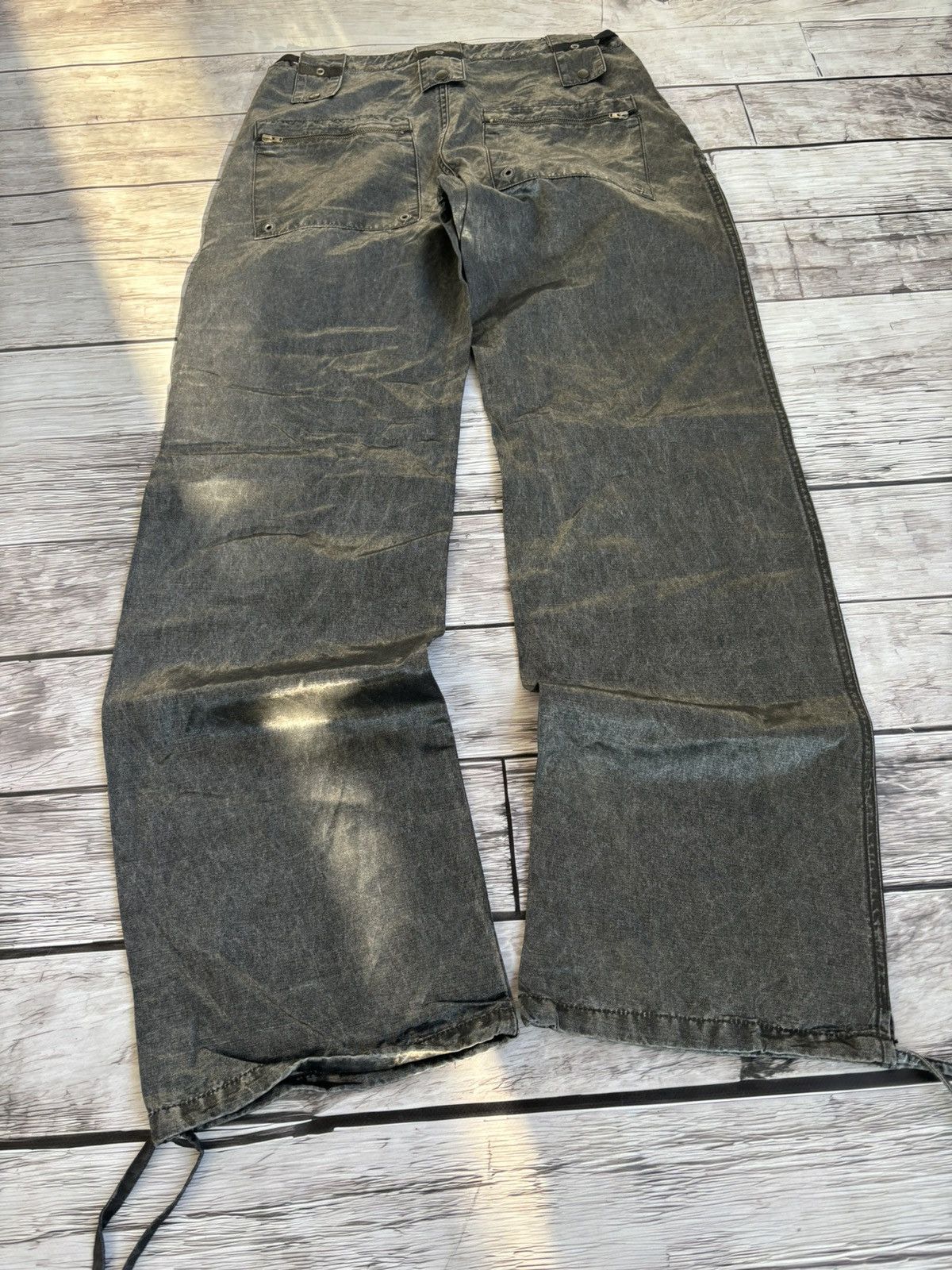 JNCO × Japanese Brand Vintage Baggy Rap sk8 Jnco Style Silver Jeans y2k Size US 32 / EU 48 - 5 Thumbnail