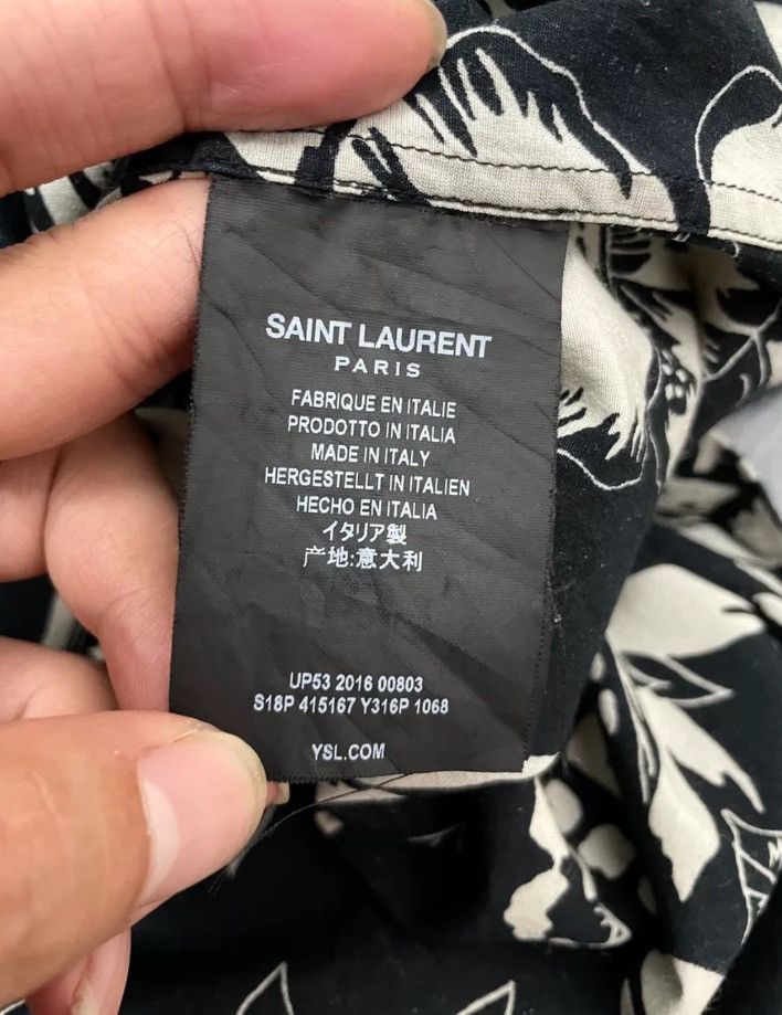 Saint Laurent Paris × Yves Saint Laurent Saint Laurent SLP genuine short sleeved shirt2412-Nextarrow Size US XXS / EU 40 - 5 Thumbnail