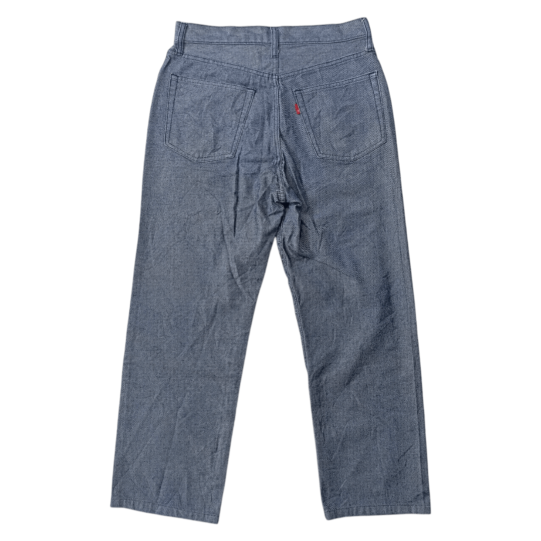 Japanese Brand × Uniqlo Vintage 90s Uniqlo Wide Fit Denim Pants Size US 31 - 2 Thumbnail