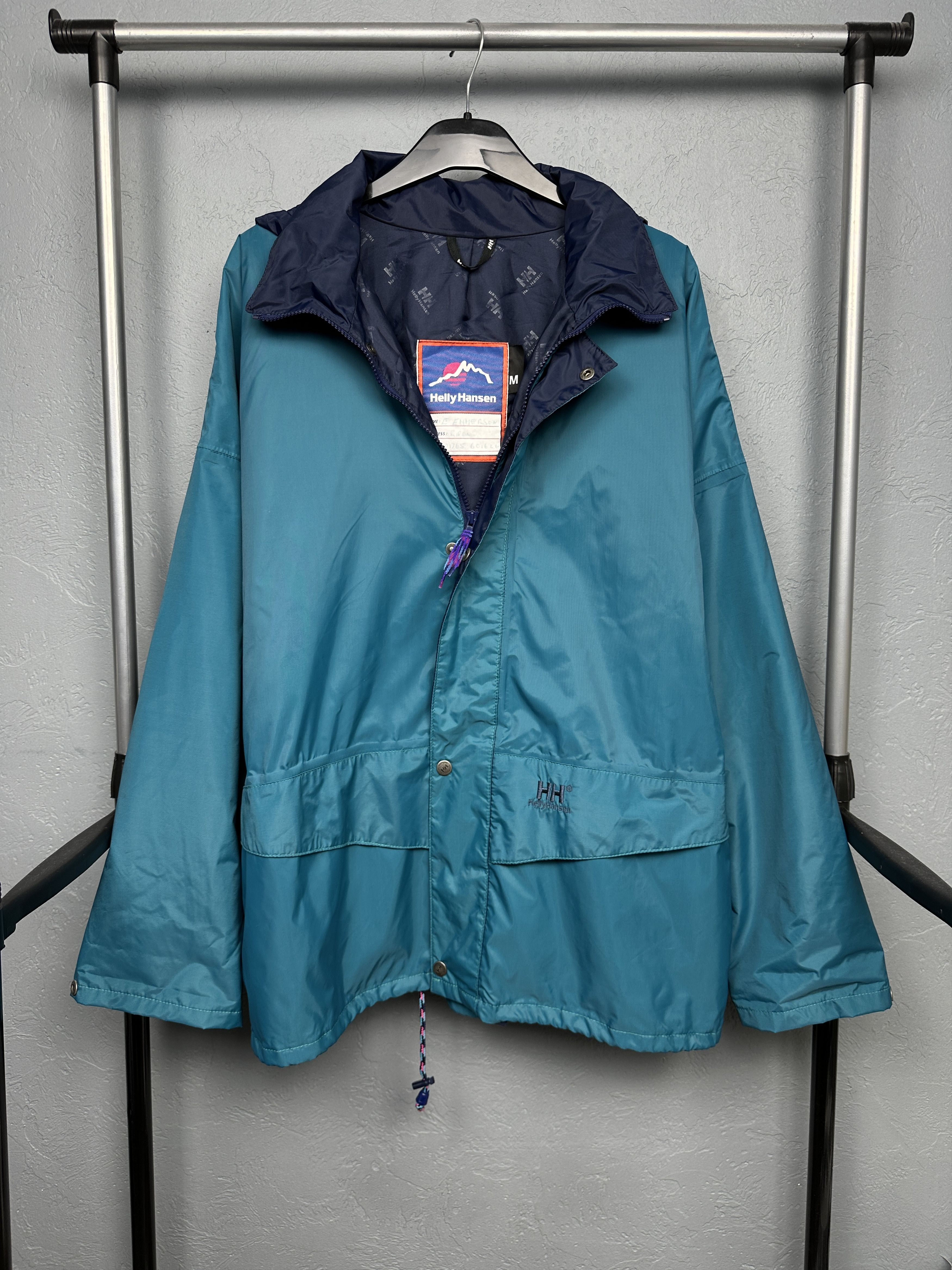 Helly Hansen Helly Hansen 90s Vintage Mens Windbreaker Jacket Size US M / EU 48-50 / 2 - 1 Thumbnail