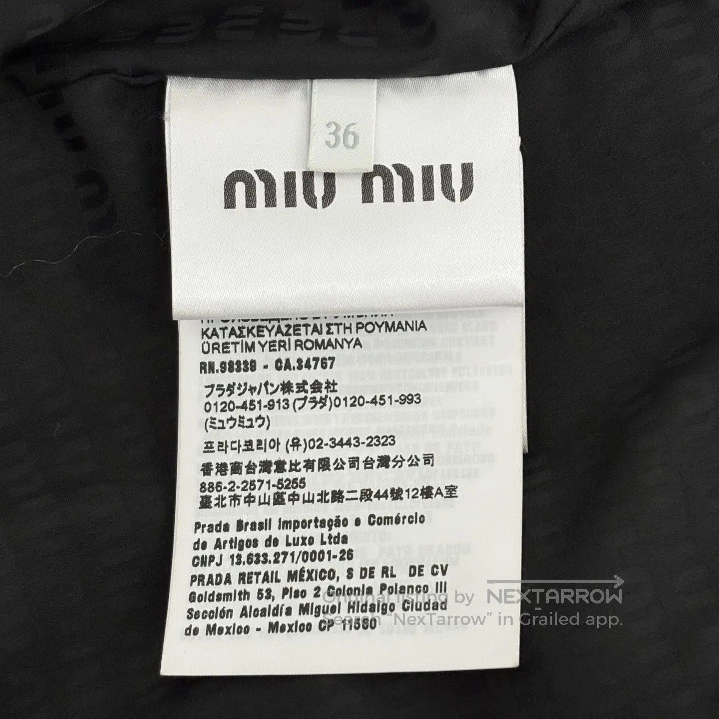 Miu Miu Miu Miu size36 full LOGO Pocket Down Jacket Size S / US 4 / IT 40 - 4 Thumbnail