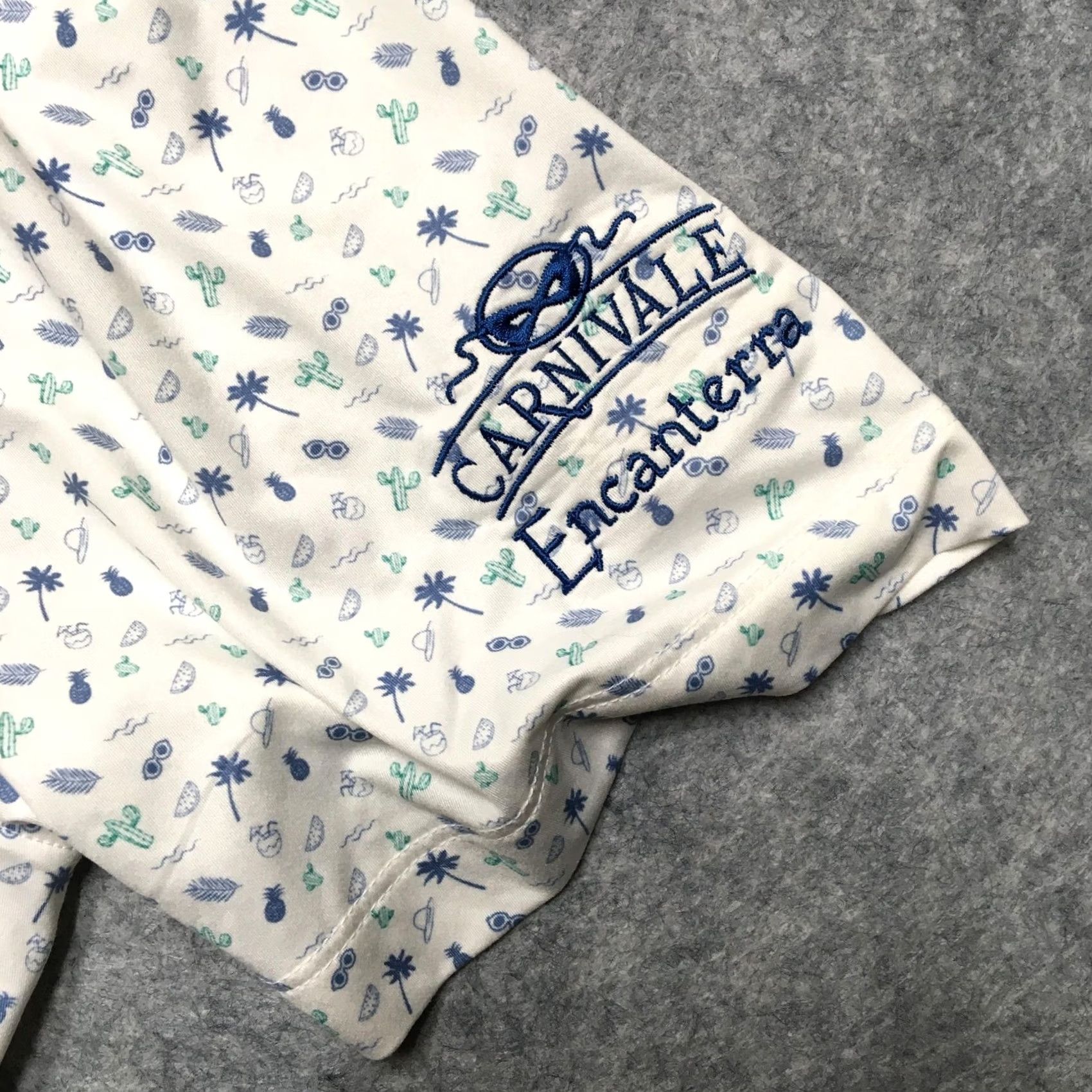johnnie-O Johnnie-O Featherweight Polo Shirt Mens Medium Tropical Print Golf UPF 50 Size US M / EU 48-50 / 2 - 3 Thumbnail