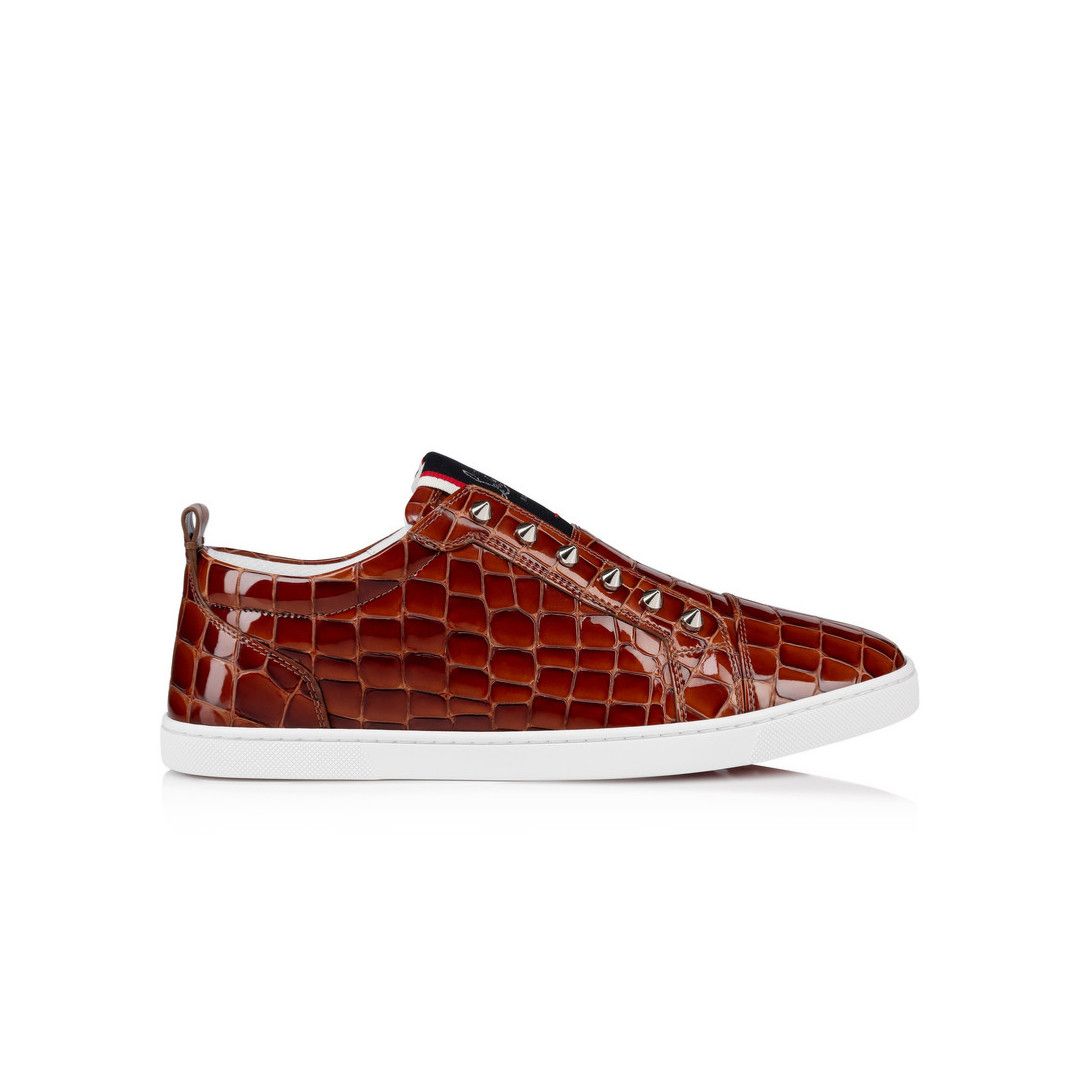 Christian Louboutin os11x0526 F.A.V Fique A Vontade Sneakers in Acajou Size US 9 / EU 42 - 1 Thumbnail