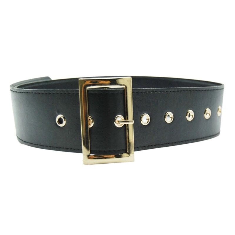 Leather Christmas Santa Belt Size ONE SIZE - 3 Thumbnail