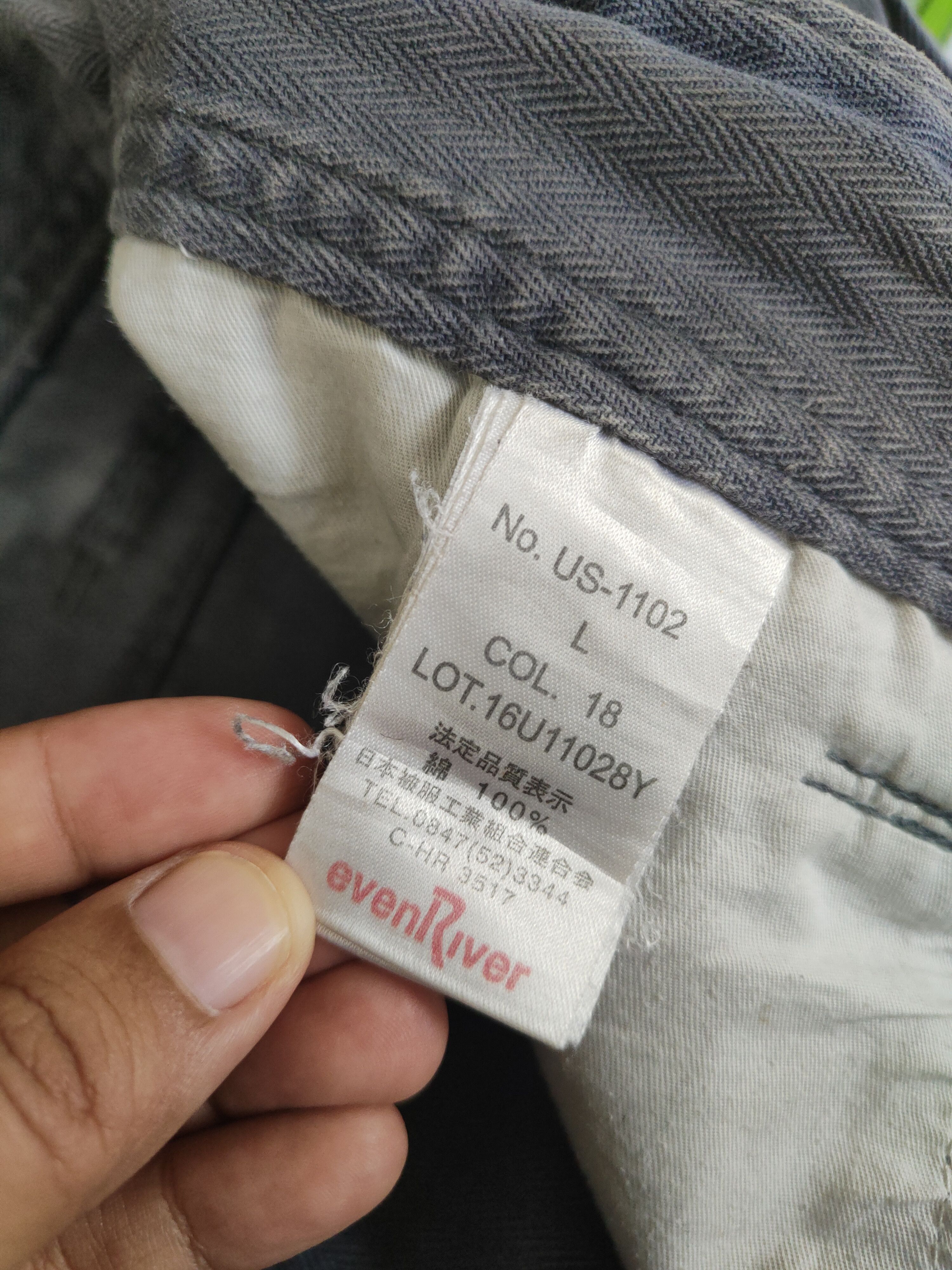 Japanese Brand DL Evenriver Dark Gray Multipocket Cargo Pants #46-291T Size US 31 - 15 Thumbnail