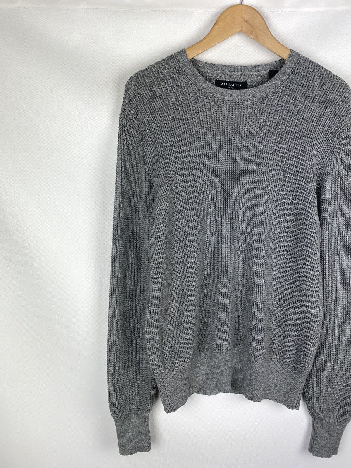 Allsaints × Japanese Brand Allsaints Rias Crew men’s knit sweater pullover size S Size US S / EU 44-46 / 1 - 2 Thumbnail
