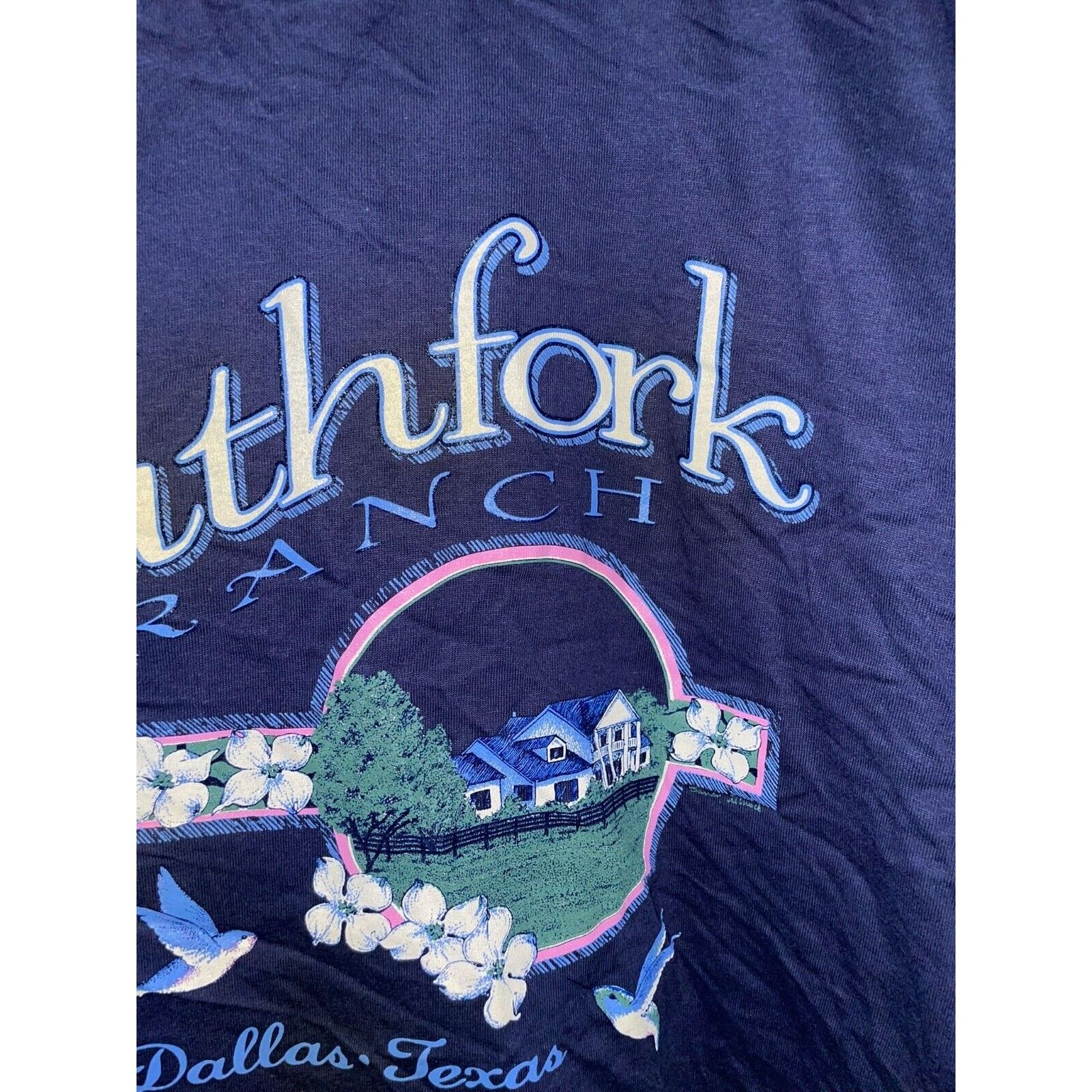 Vintage Vintage Dallas Shirt Southfork Ranch TX Texas Tee 90s Large Size US L / EU 52-54 / 3 - 6 Thumbnail