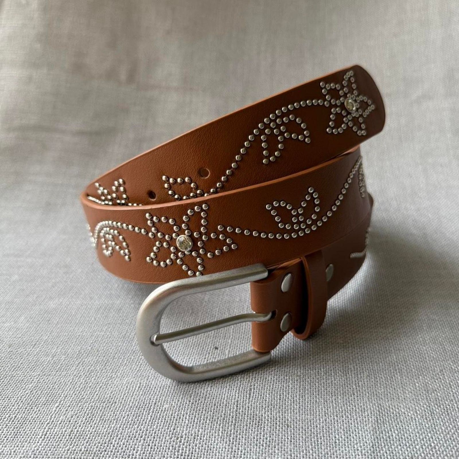 Other Brown floral studded silver western WMNS1 Size ONE SIZE - 5 Thumbnail