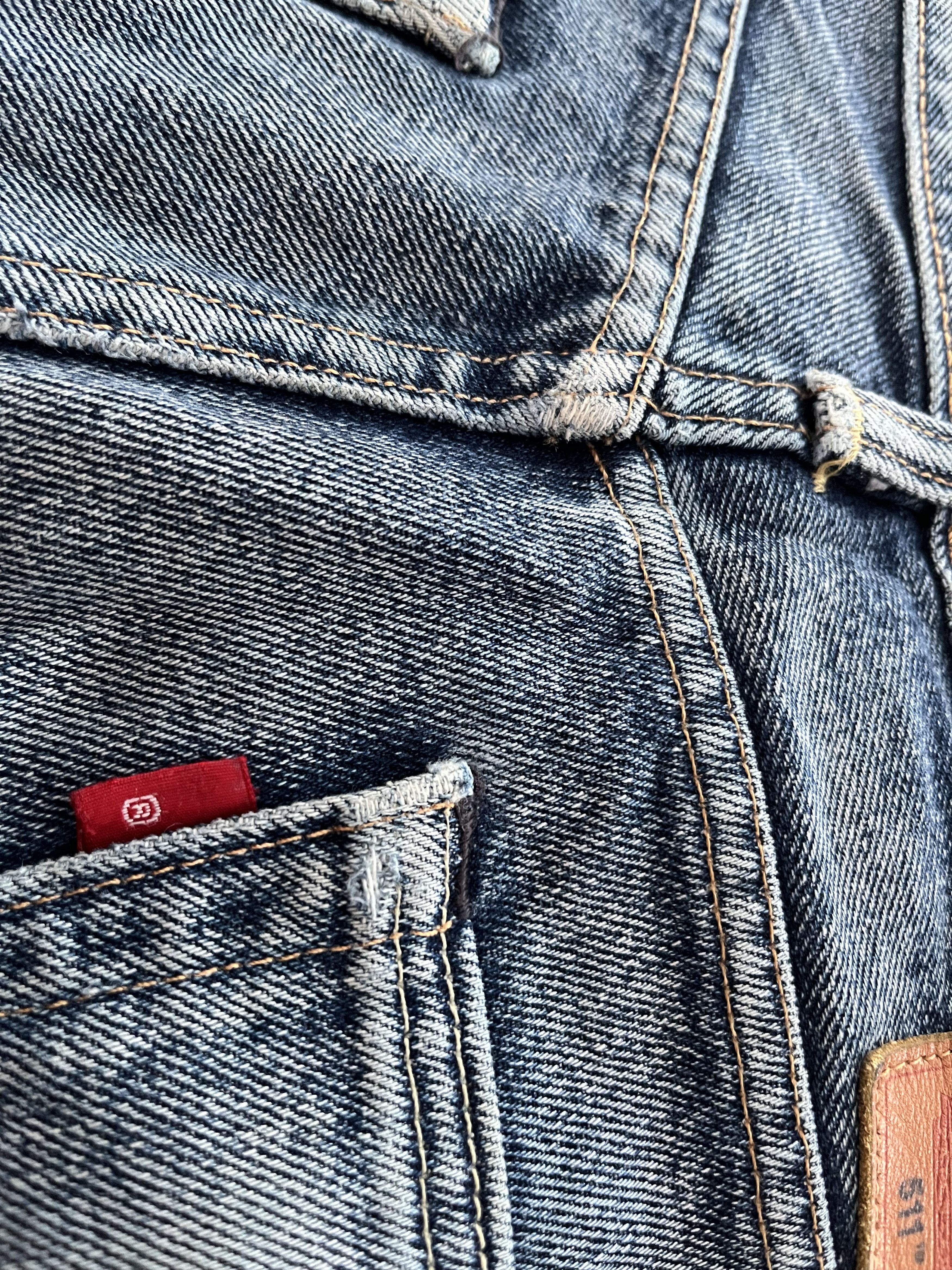 Levi's 511 thick strong denim Jeans W32 L32 Slim Mexico Pants y2k Size US 32 / EU 48 - 6 Thumbnail