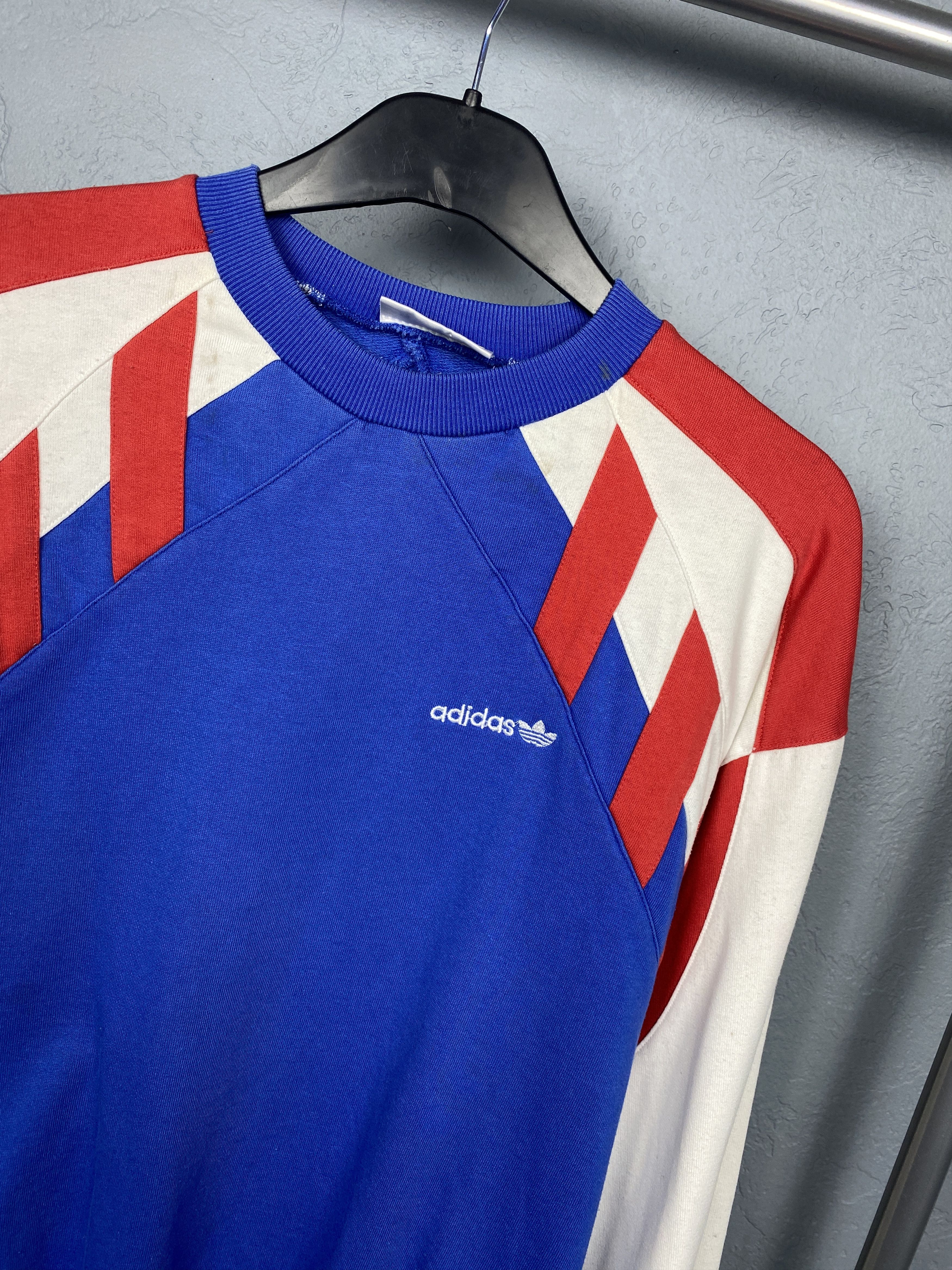 Adidas Adidas 90s Vintage Mens Sweatshirt Size US S / EU 44-46 / 1 - 2 Thumbnail