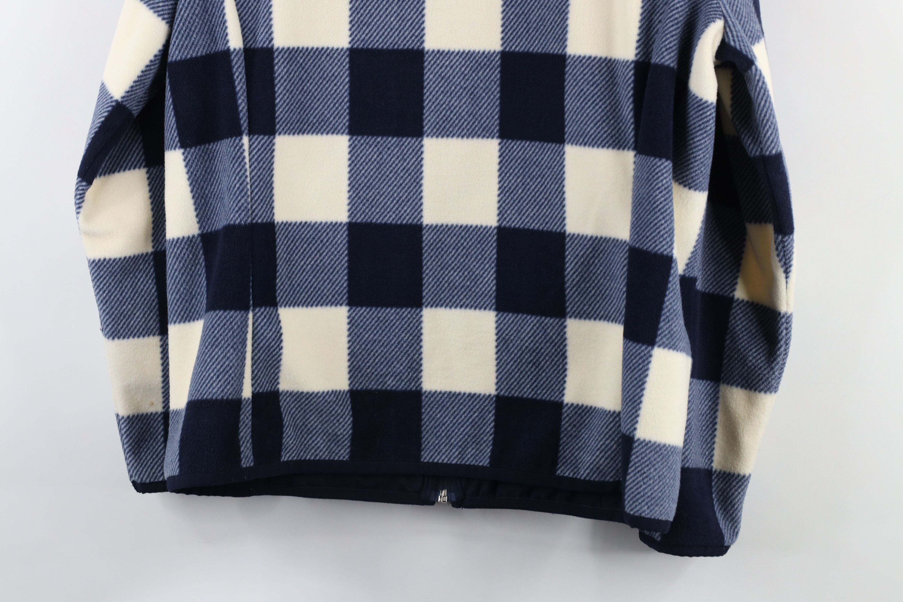 Ralph Lauren × Vintage Vintage Ralph Lauren Out Fleece Full Zip Puffer Jacket Plaid Size L / US 10 / IT 46 - 12 Thumbnail