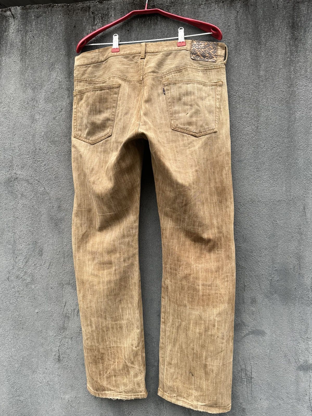 Takeo Kikuchi 👹Vintage Takeo Kikuchi Wool Baggy Jeans Size US 31 - 10 Thumbnail