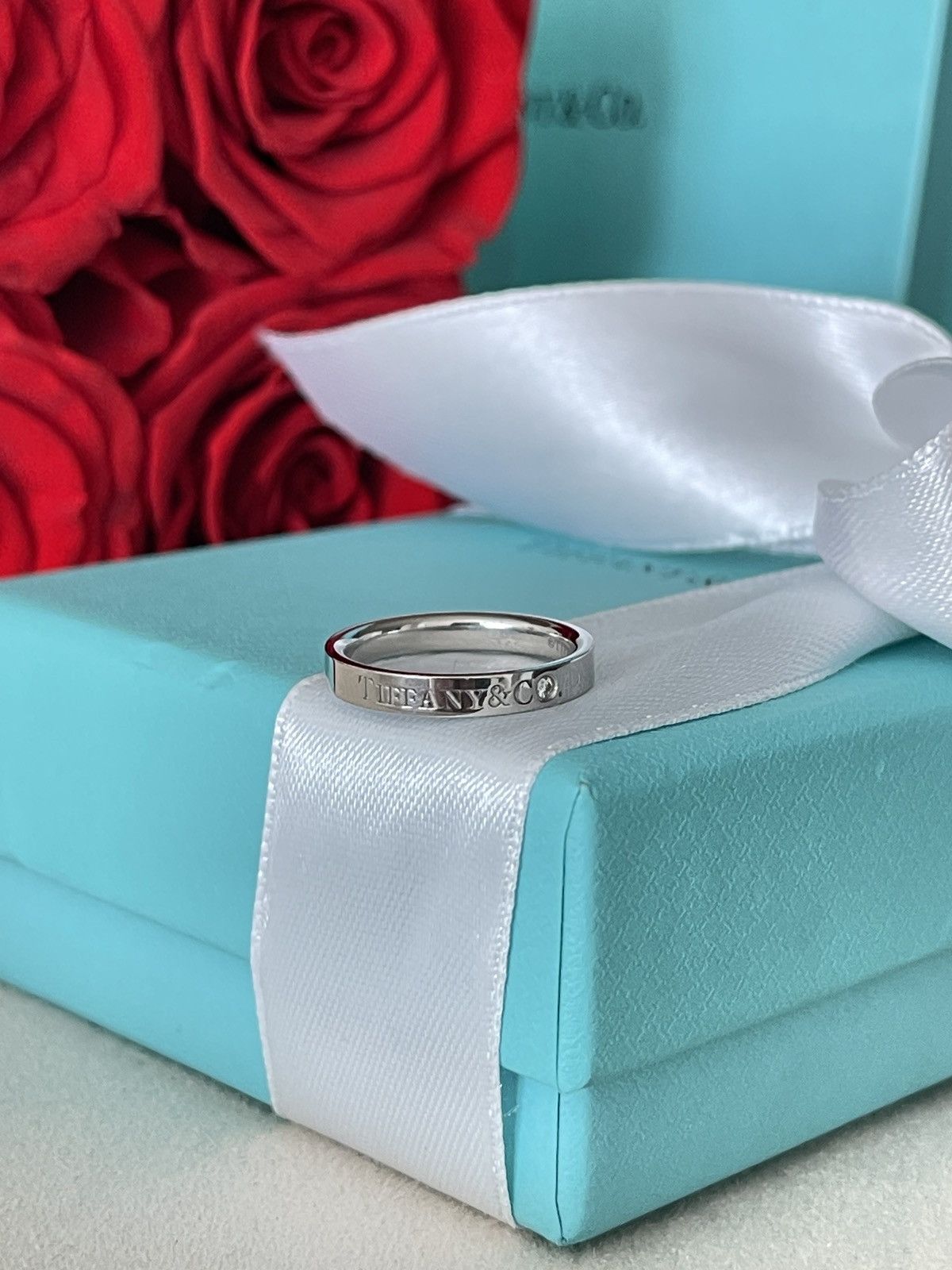 Tiffany & Co. Tiffany & Co. Band Ring in Platinum Diamond 5.5 NEW $2,400 Size ONE SIZE - 10 Thumbnail
