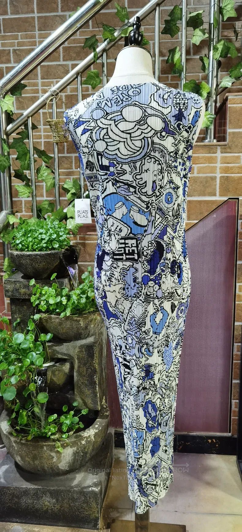Issey Miyake Issey Miyake Graffiti Dress Size XXL / US 16-18 / IT 52-54 - 3 Thumbnail