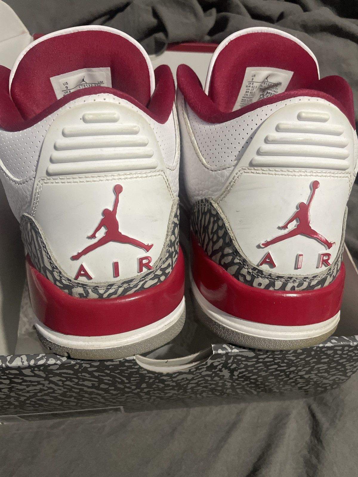 Jordan Brand Air Jordan Retro 3’s Cardinal Reds Size US 9 / EU 42 - 10 Thumbnail