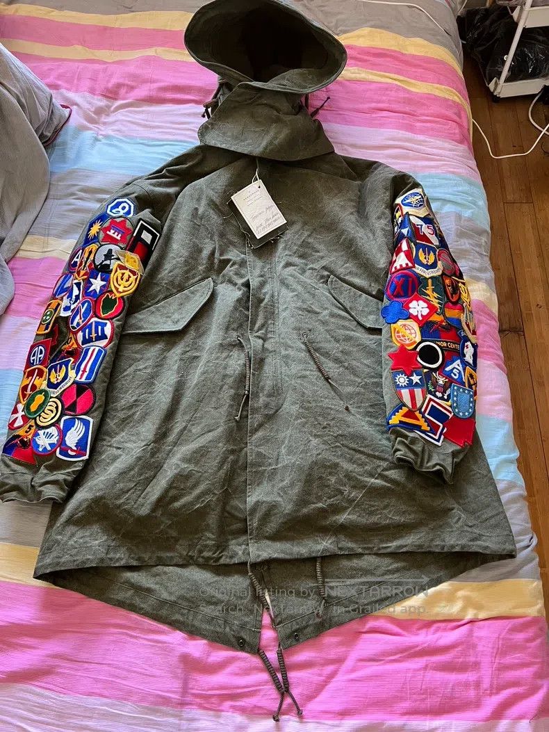 READYMADE Ready Made Fishtail Parka Long Fish Tail Destroyed Embroid Size US XL / EU 56 / 4 - 3 Thumbnail