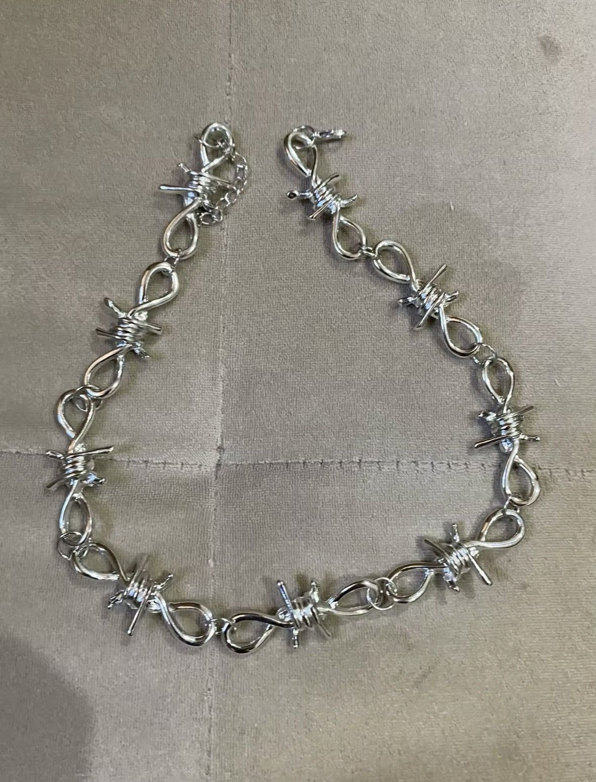 Other Barbed wire Silver chain Size ONE SIZE - 1 Thumbnail