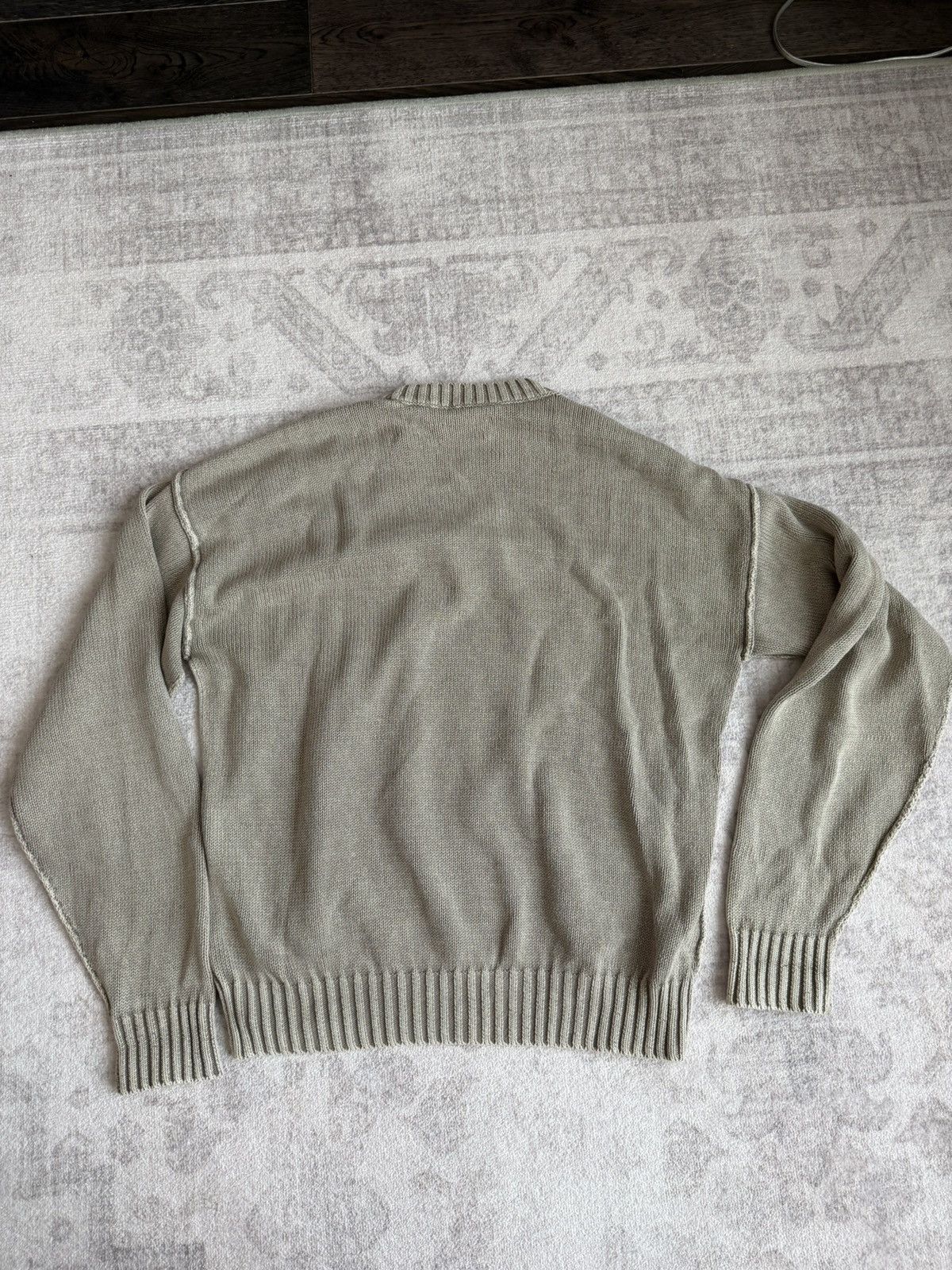 Aime Leon Dore Aime Leon Dore Washed Khaki Sweater Size US S / EU 44-46 / 1 - 4 Thumbnail