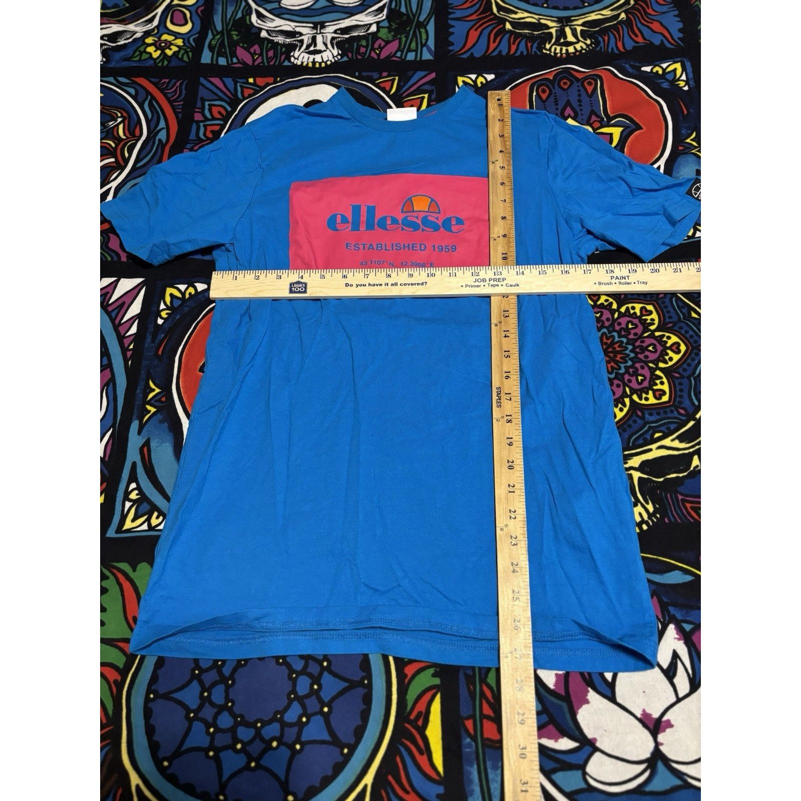 The Unbranded Brand blue ellesse spellout Uk Medium Size US XL / EU 56 / 4 - 7 Thumbnail