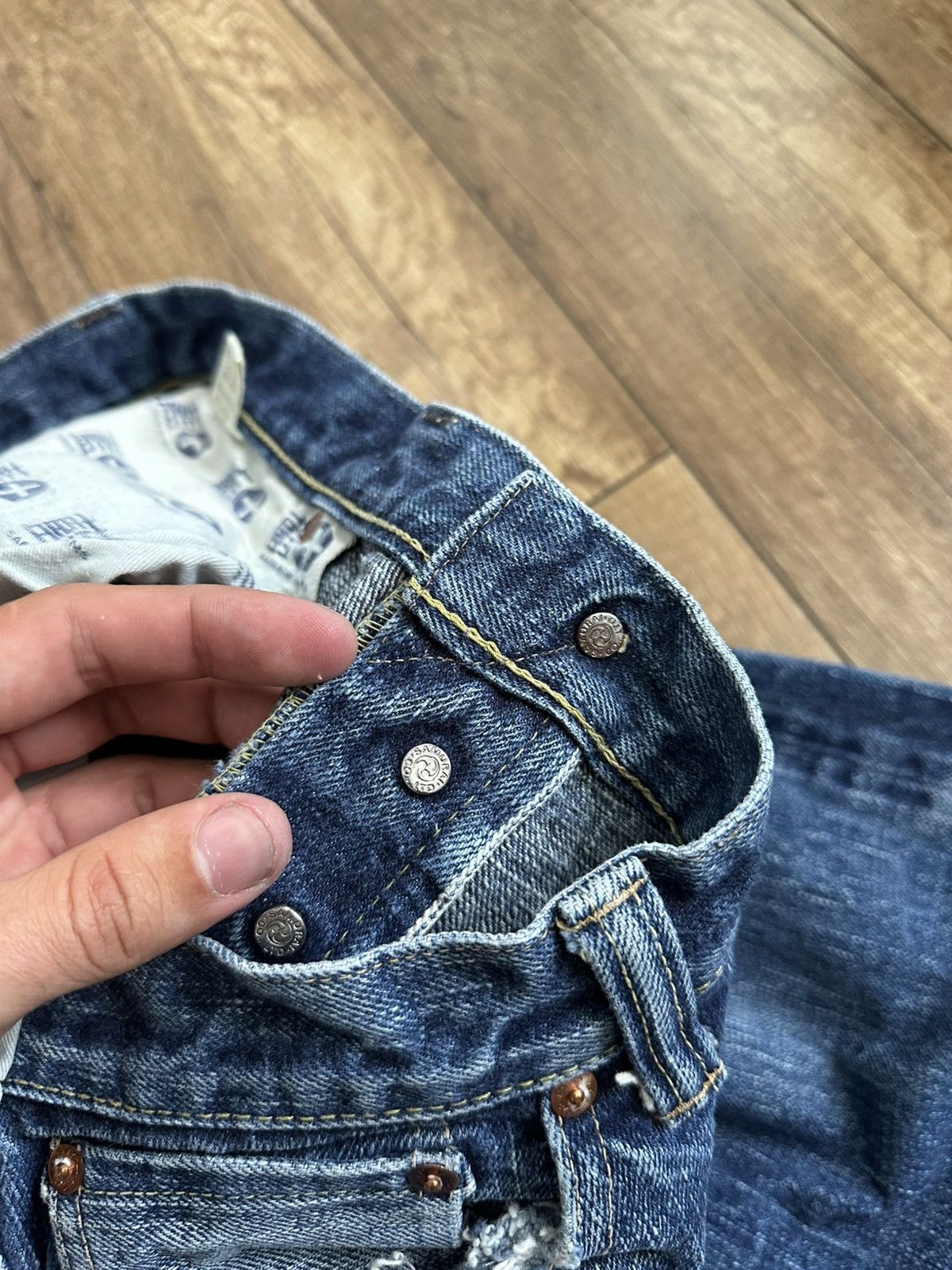 Samurai Jeans Samurai Japan Jeans Denim Distressed Size US 34 / EU 50 - 18 Thumbnail