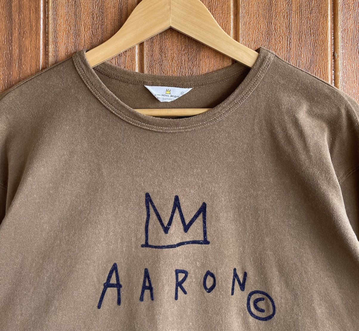 Jean-Michel Basquiat Sun Faded🔥Jean Michel Basquiat🔥Aaron Long Sleeve Tshirt Size US L / EU 52-54 / 3 - 2 Thumbnail