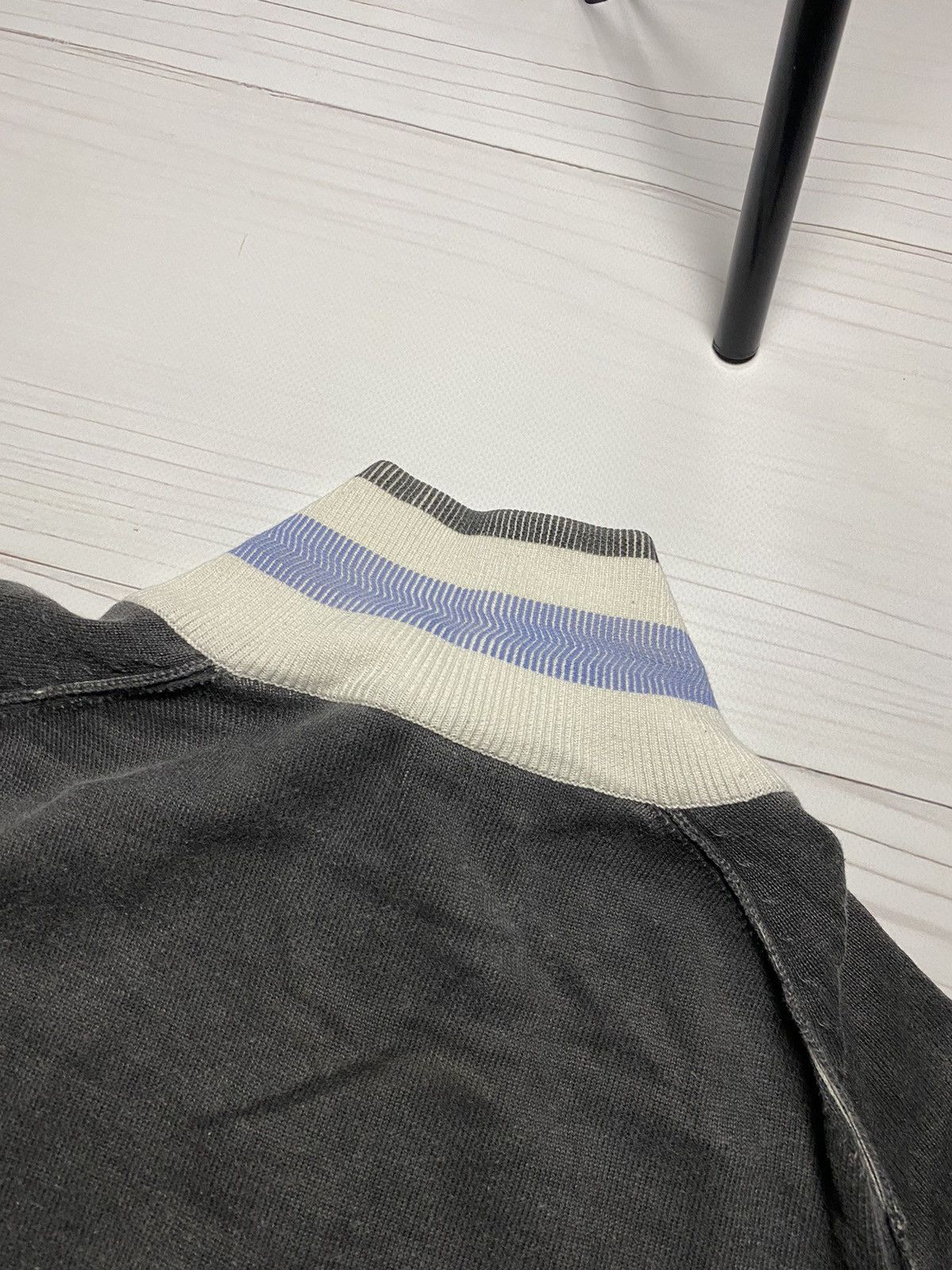 Armani × Vintage Vintage Armani Distressed faded full zip A J sweatshirt Size US S / EU 44-46 / 1 - 18 Thumbnail
