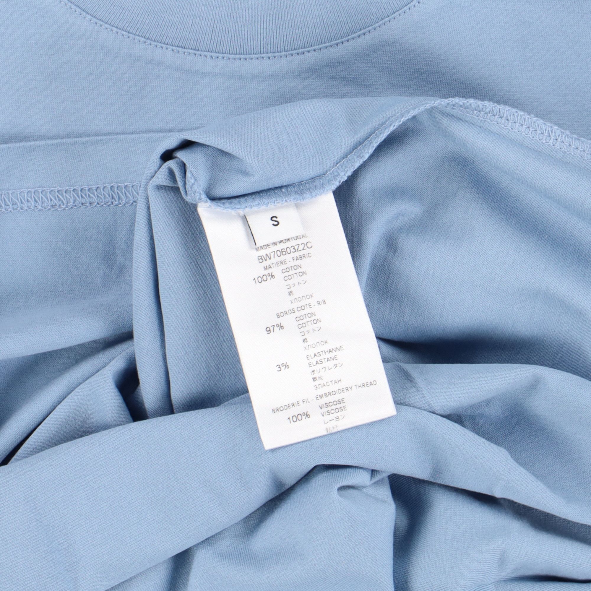 Givenchy Blue Rainbow Signature Logo T-Shirt Size US S / EU 44-46 / 1 - 6 Thumbnail