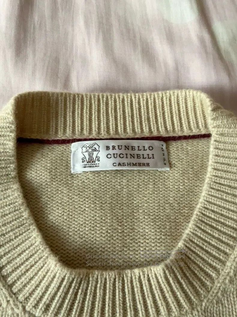 Loro Piana BC Thick Chevron Pattern Cashmere Sweater. Size US XL / EU 56 / 4 - 2 Thumbnail