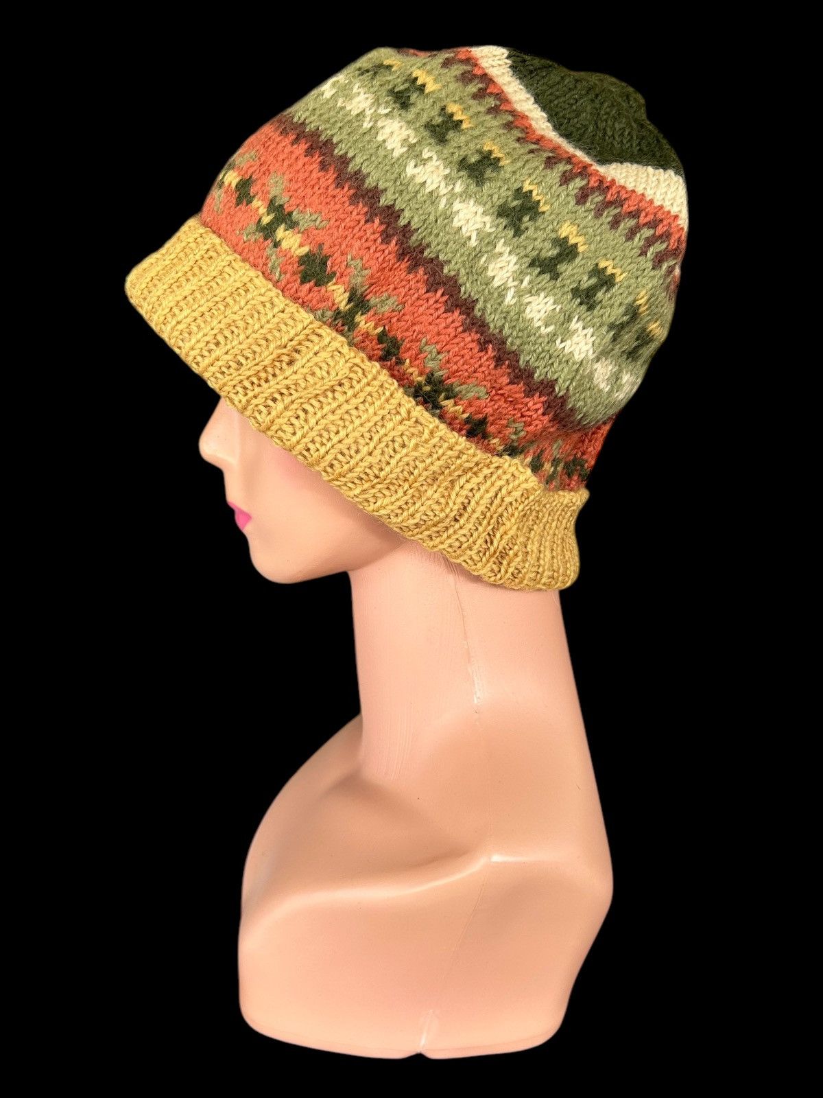 Japanese Brand × Kapital × Vintage Crochet Knitted handmade Beanie hats Size ONE SIZE - 1 Thumbnail