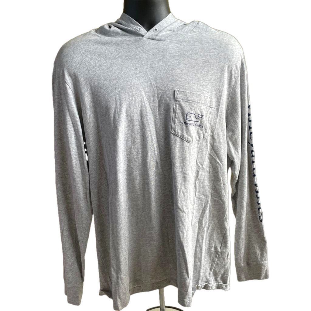 Vineyard Vines Men's Vineyard Vines Hoodie Sweatshirt Gray L Size US L / EU 52-54 / 3 - 1 Thumbnail