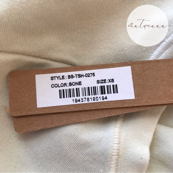 SKIMS Skims Cotton Jersey Tshirt Bodysuit in Bone XS Grailed