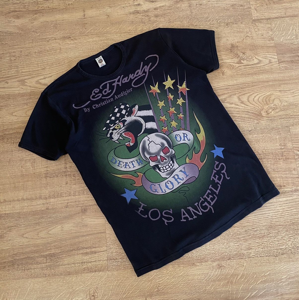 Ed Hardy Ed Hardy T Shirt x Vintage x Streetwear Size US L / EU 52-54 / 3 - 1 Thumbnail