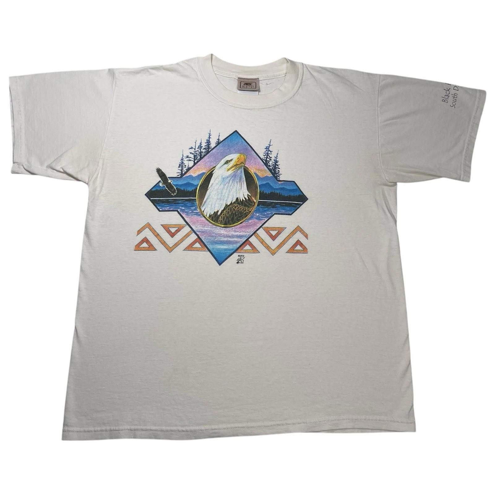Habitat Y2K 2000 Nature Habitat Magpie White Shirt Eagle Large Size US L / EU 52-54 / 3 - 1 Thumbnail