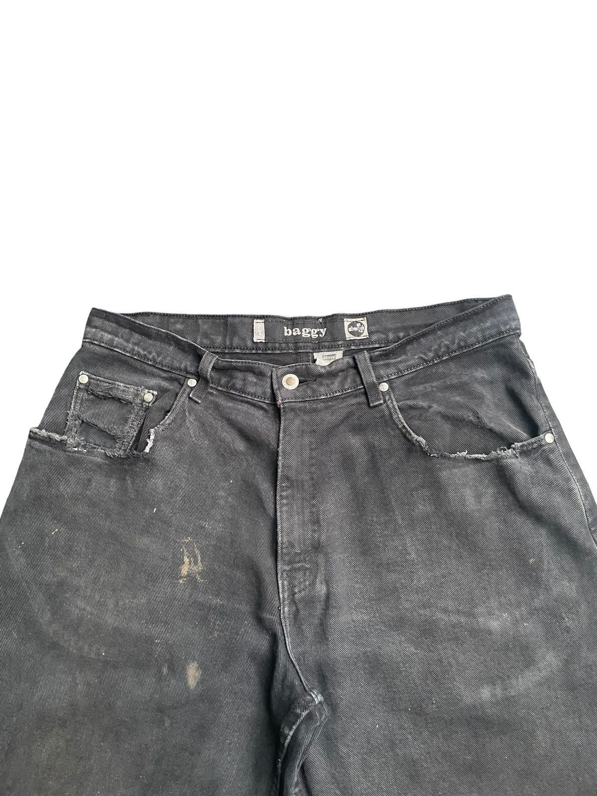 Levi's Vintage 90’s Levis Silvertab Distresed Denim Size US 36 / EU 52 - 7 Thumbnail