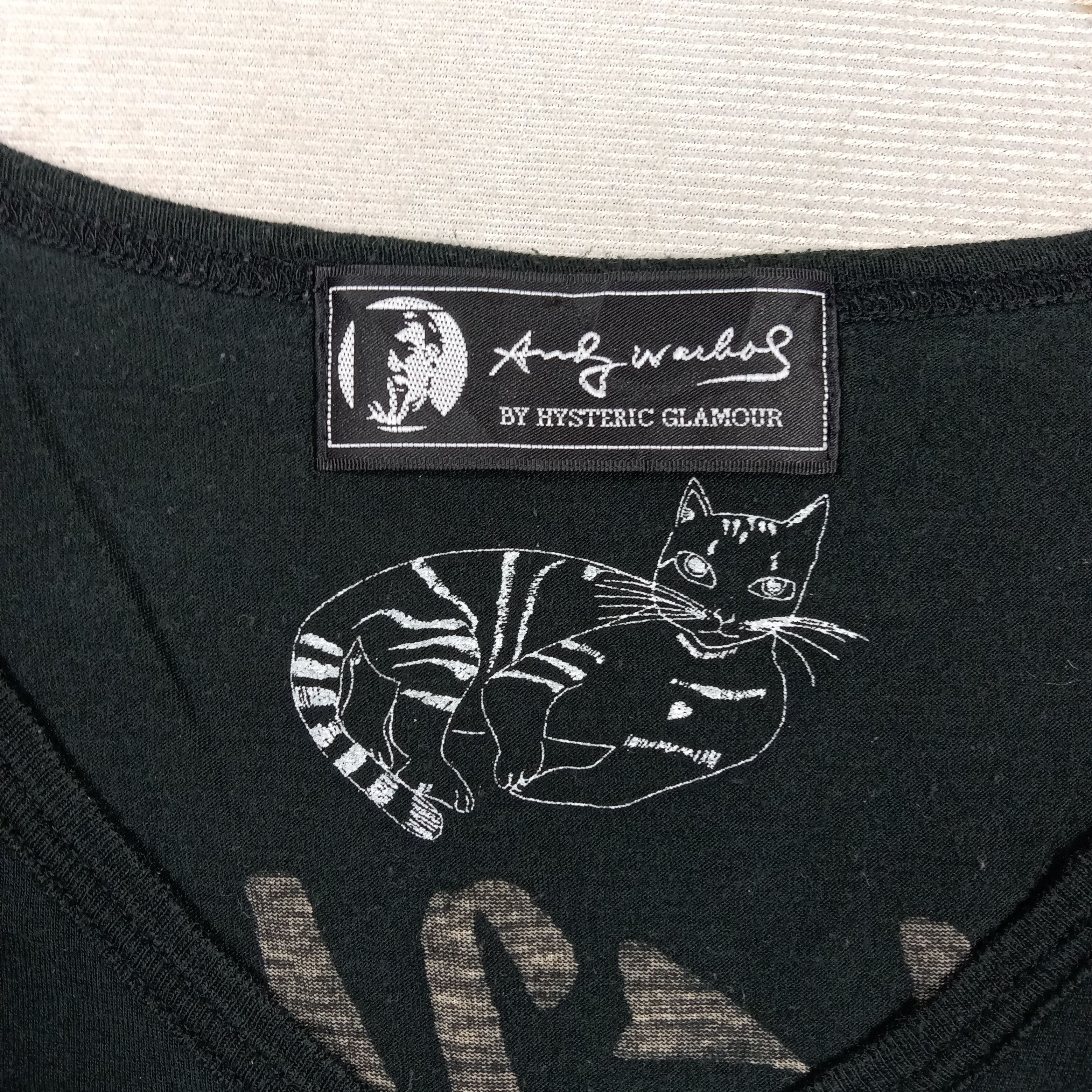 Andy Warhol × Hysteric Glamour Hysteric Glamour X Edie Sedgwick Punk Style Tshirt C285N27 Size XS / US 0-2 / IT 36-38 - 3 Thumbnail
